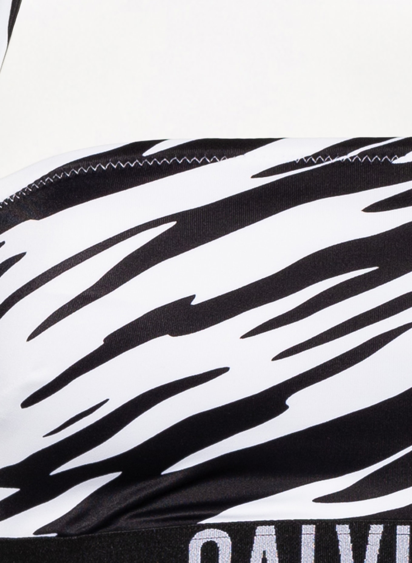 Calvin Klein Bandeau bikini top INTENSE POWER, Color: BLACK/ WHITE (Image 6)