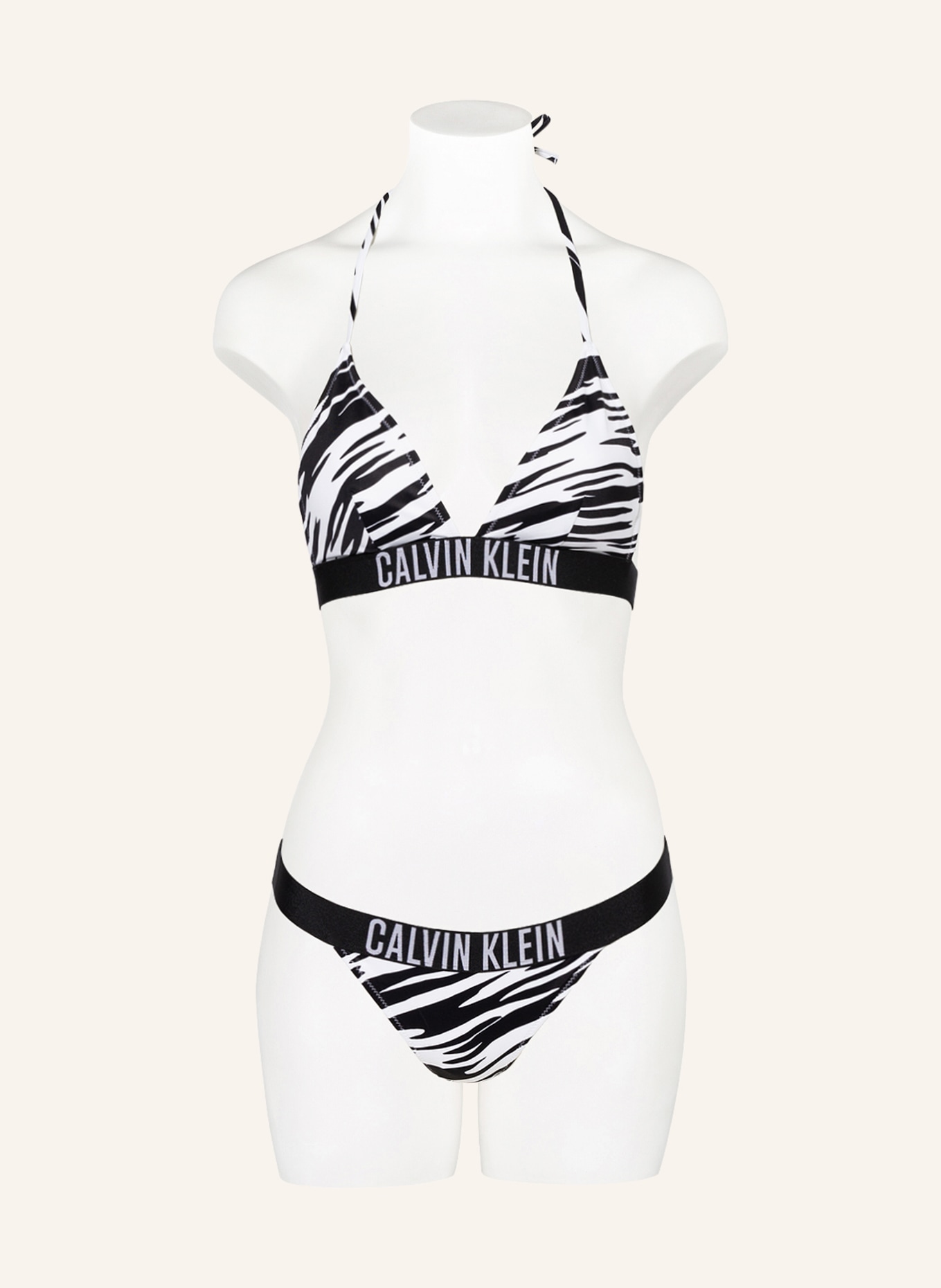 Calvin Klein Brazilian bikini bottoms INTENSE POWER in black/ white