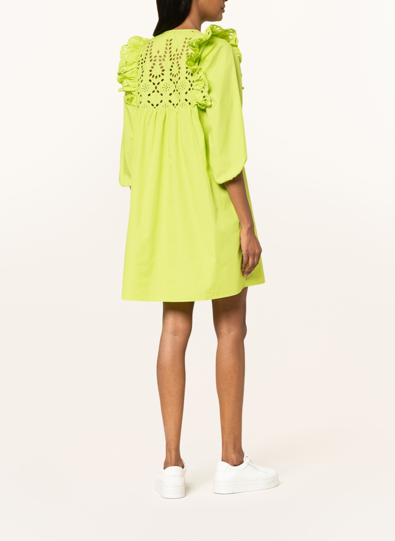 MRS & HUGS Dress with lace, Color: LIGHT GREEN (Image 3)