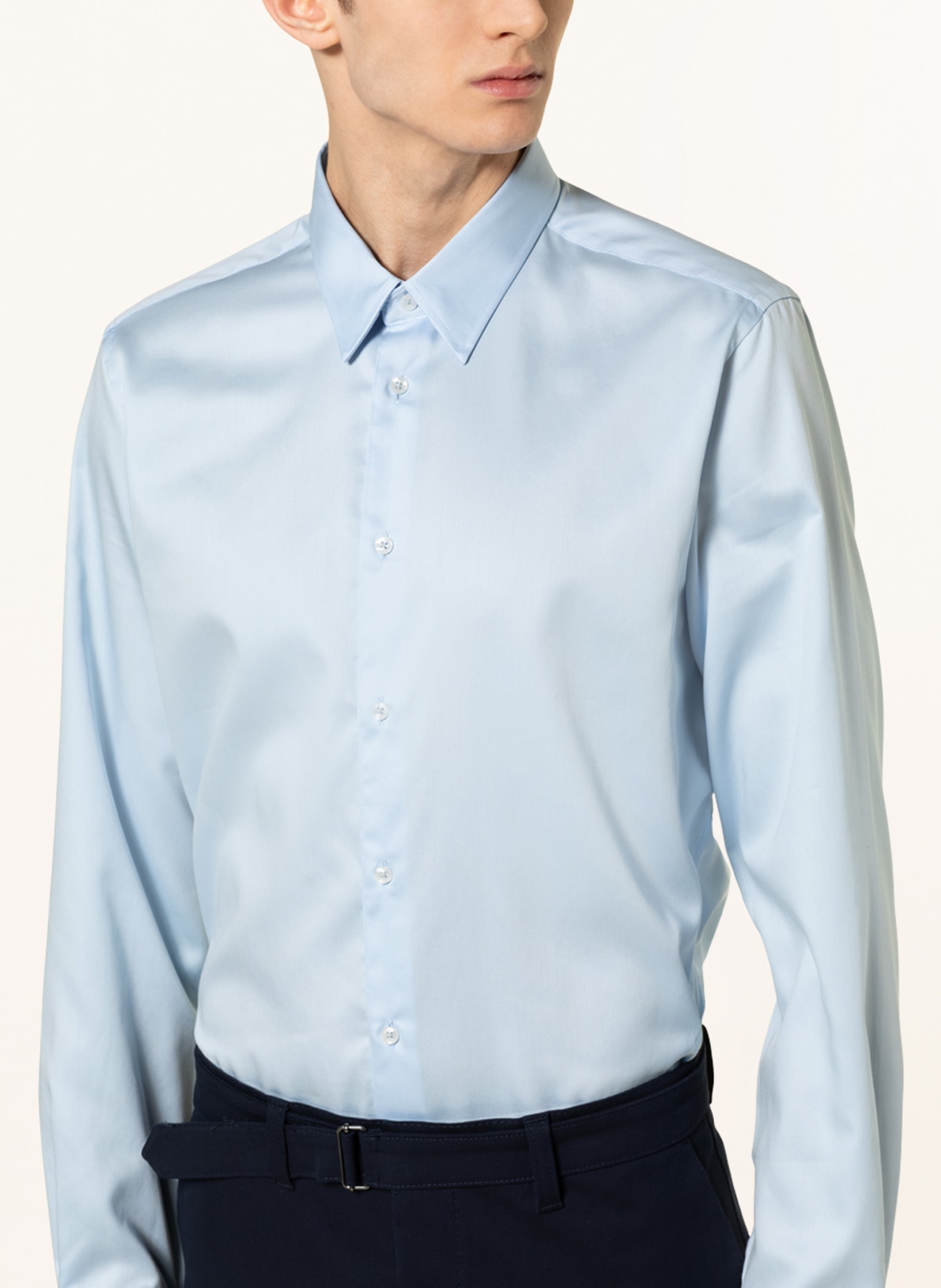 TED BAKER Shirt ISLASS slim fit, Color: LIGHT BLUE (Image 4)