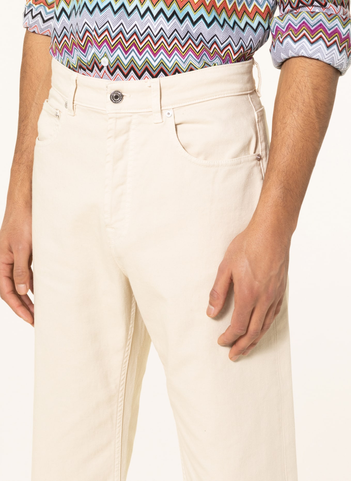MISSONI Jeans regular fit, Color: BEIGE (Image 5)