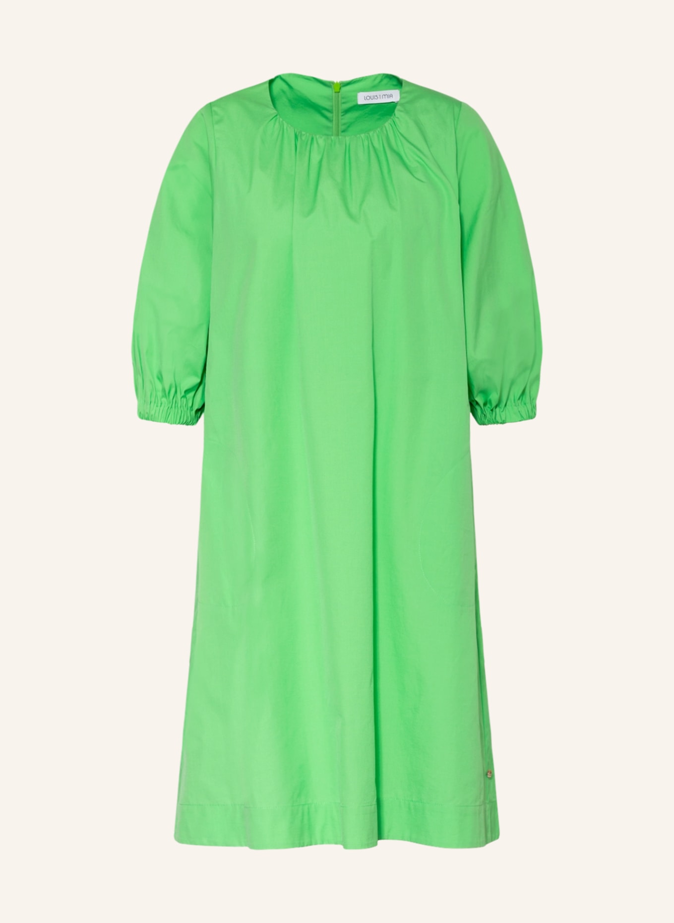 LOUIS and MIA Dress with 3/4 sleeves, Color: LIGHT GREEN (Image 1)