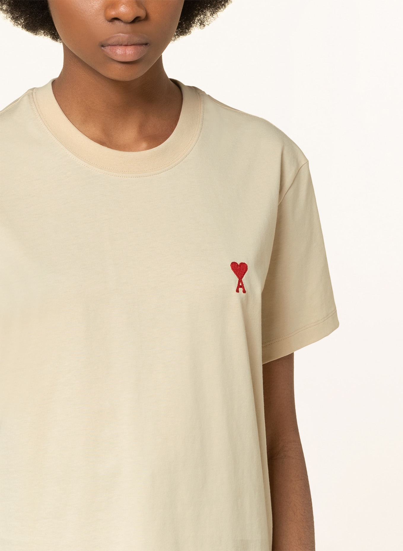 AMI PARIS T-Shirt, Farbe: CREME (Bild 4)