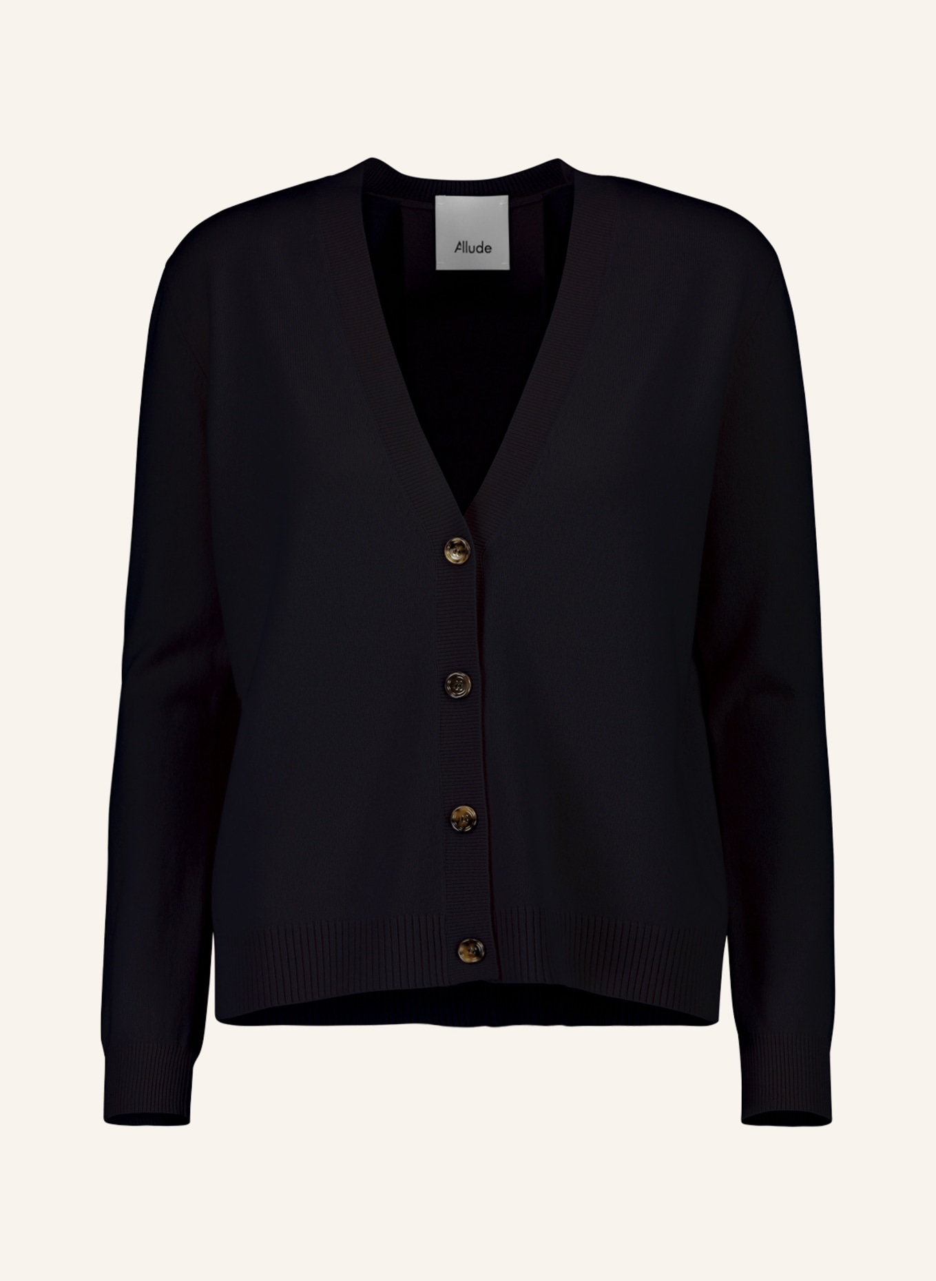 ALLUDE Cardigan with cashmere, Color: DARK BLUE (Image 1)