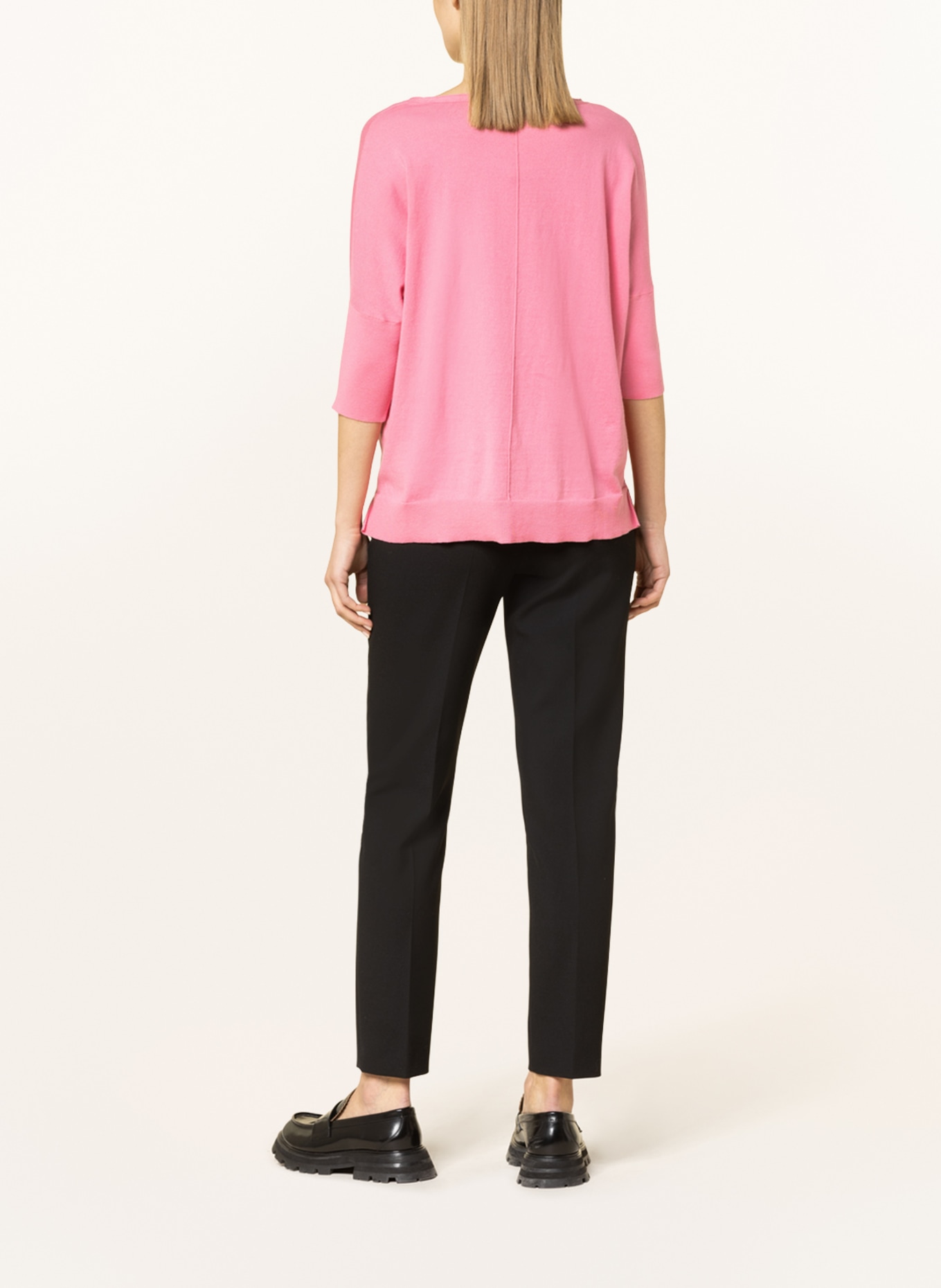ALLUDE Sweater with 3/4 sleeves, Color: PINK (Image 3)