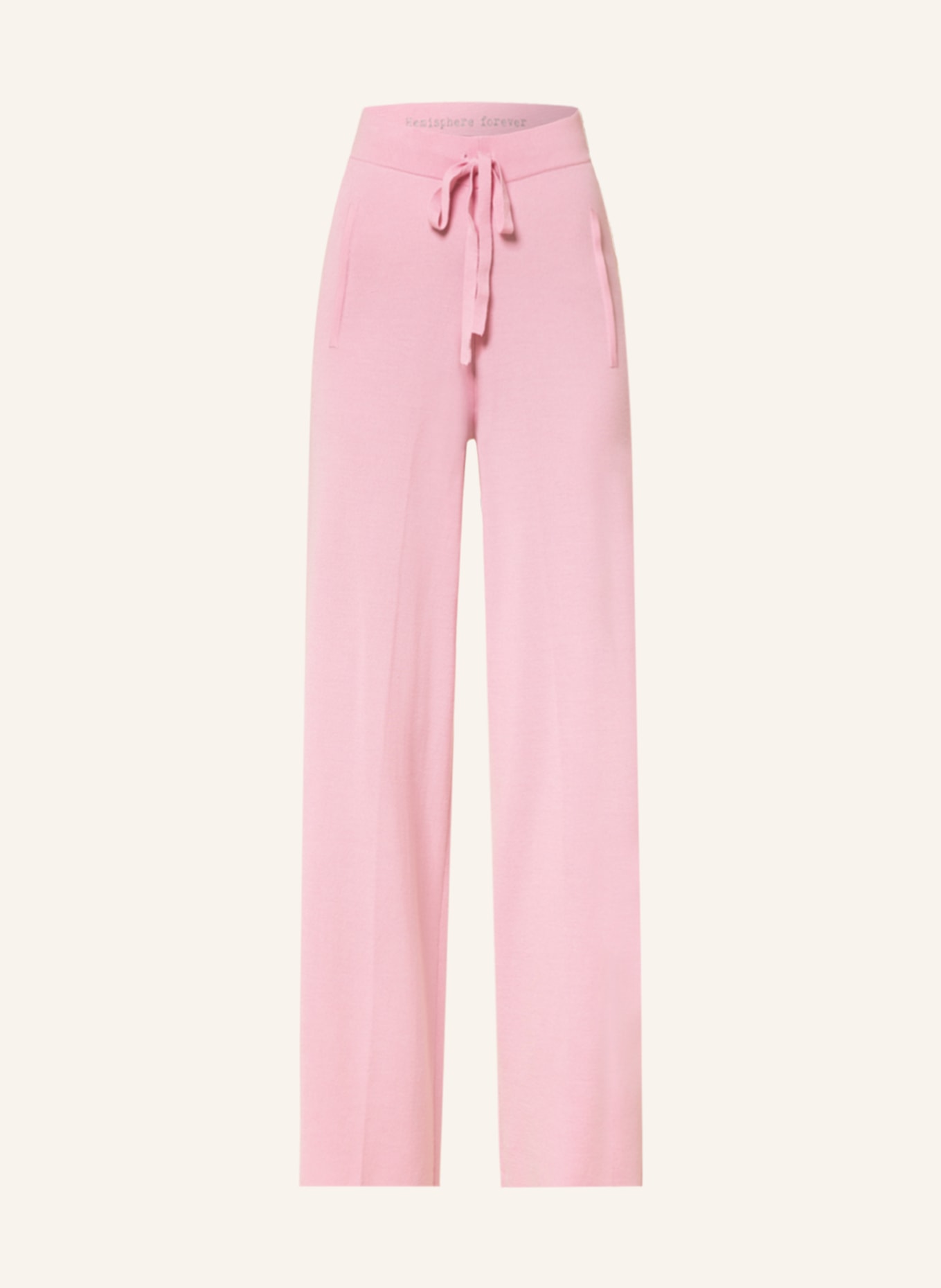 HEMISPHERE Pants in jogger style, Color: PINK (Image 1)