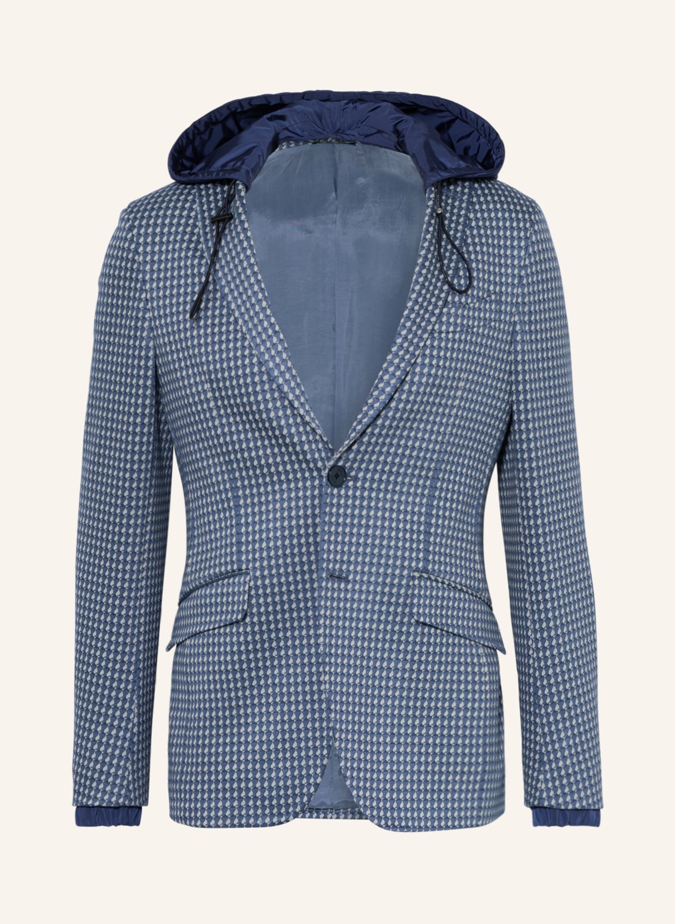 ETRO Jersey jacket extra slim fit, Color: BLUE/ LIGHT BLUE (Image 1)