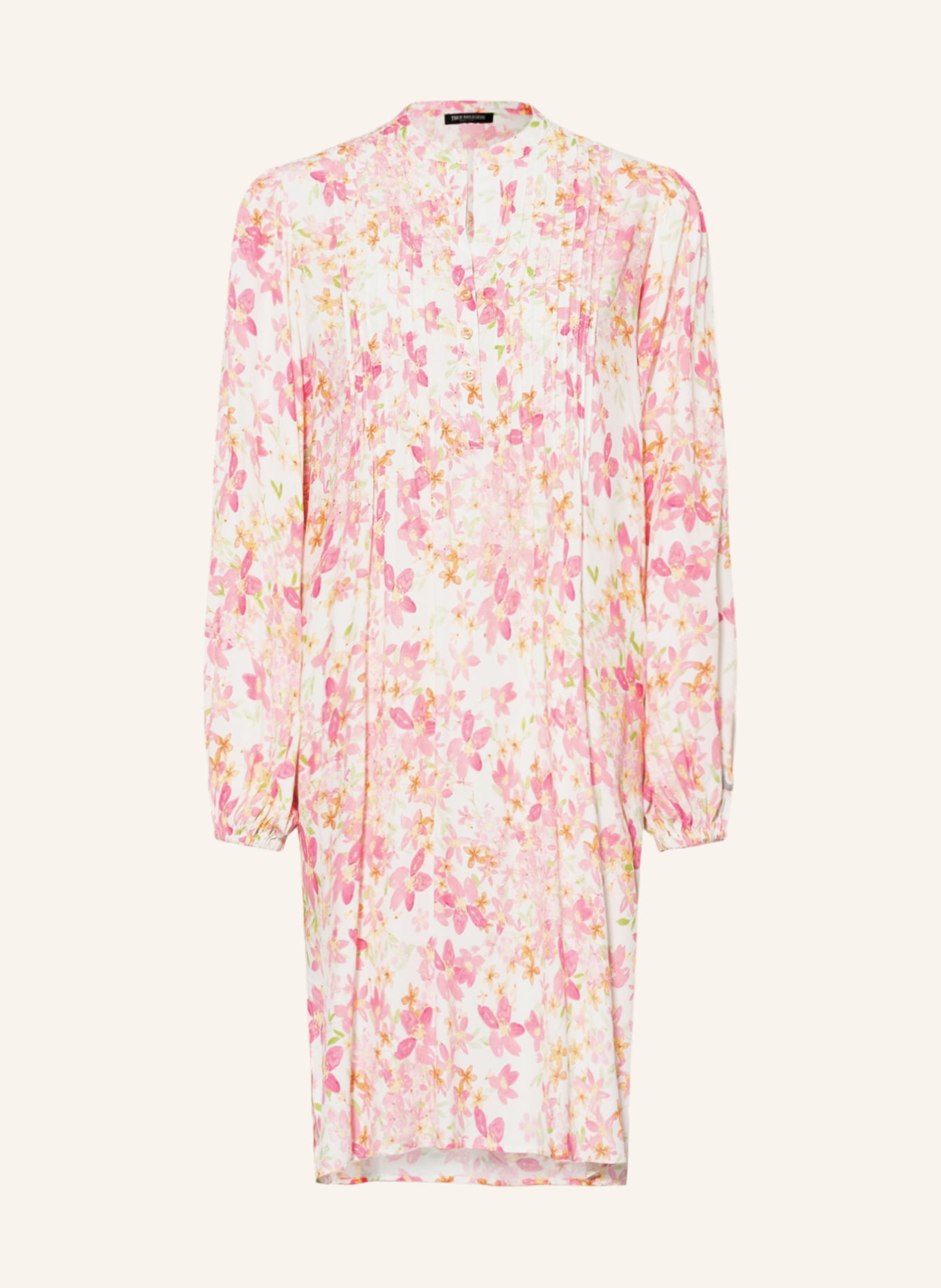 TRUE RELIGION Dress, Color: WHITE/ PINK/ GREEN (Image 1)