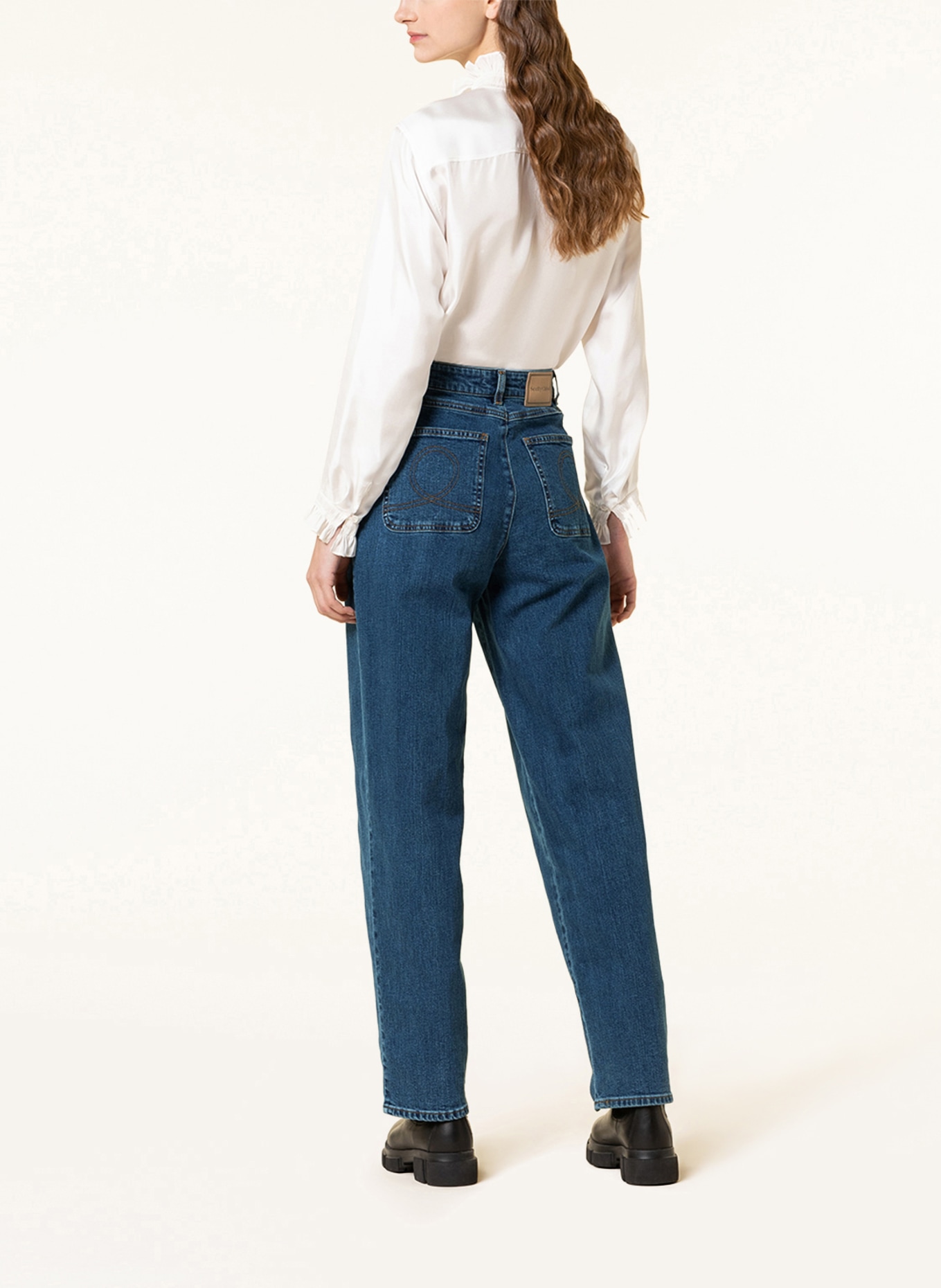 SEE BY CHLOÉ Straight Jeans, Farbe: 477 Deep Denim (Bild 3)