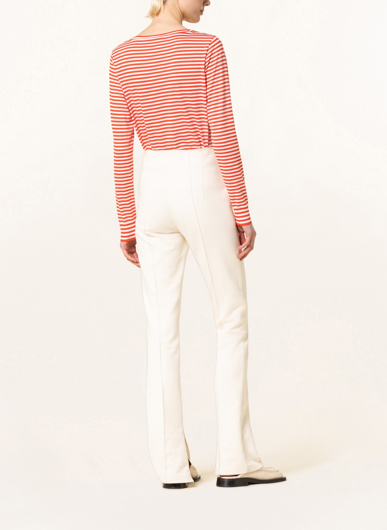 windsor. Long sleeve shirt, Color: WHITE/ RED (Image 3)