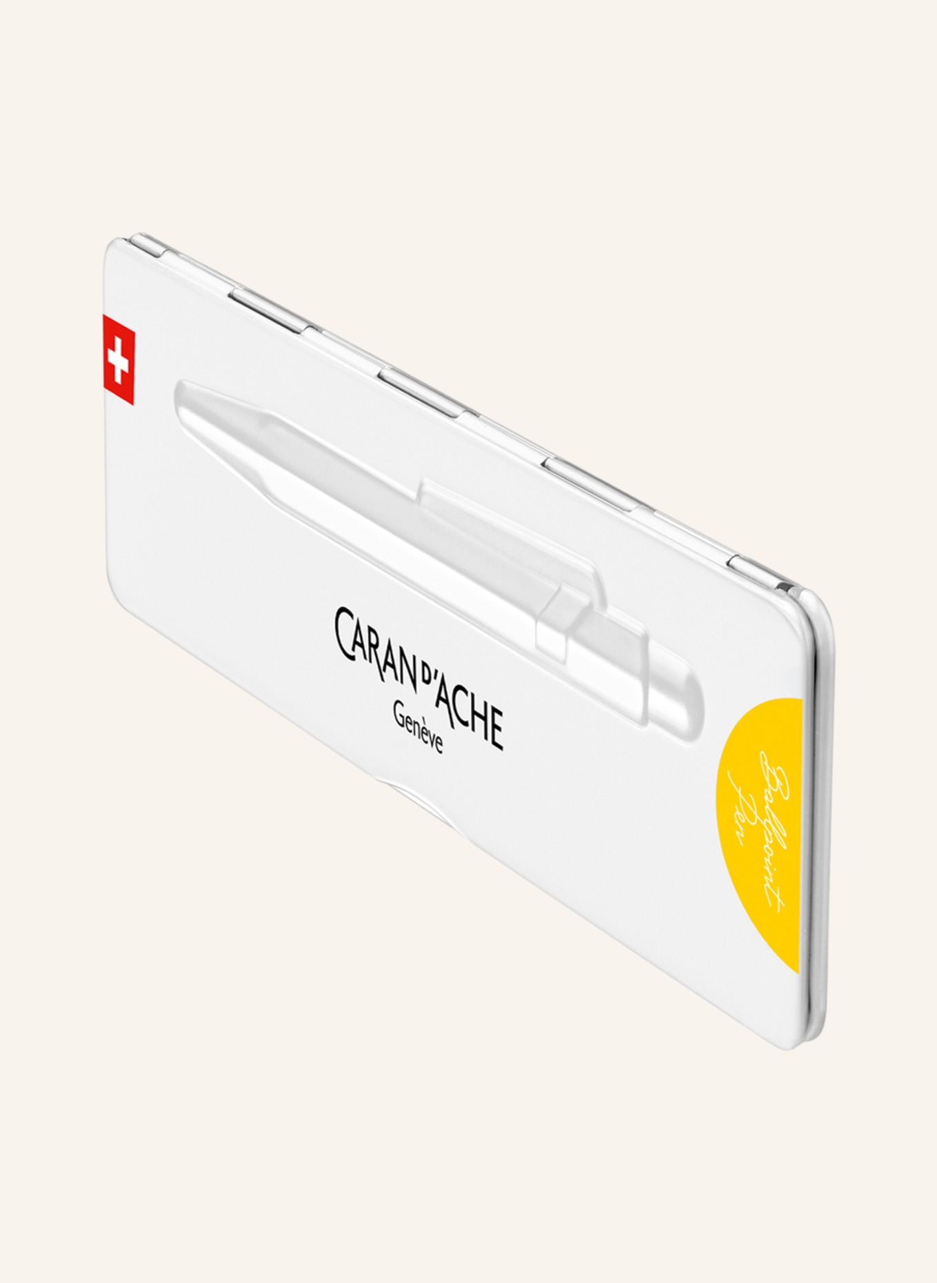 CARAN d'ACHE Stiskací kuličkové pero 849 COLORMAT-X: ŽLUTÁ