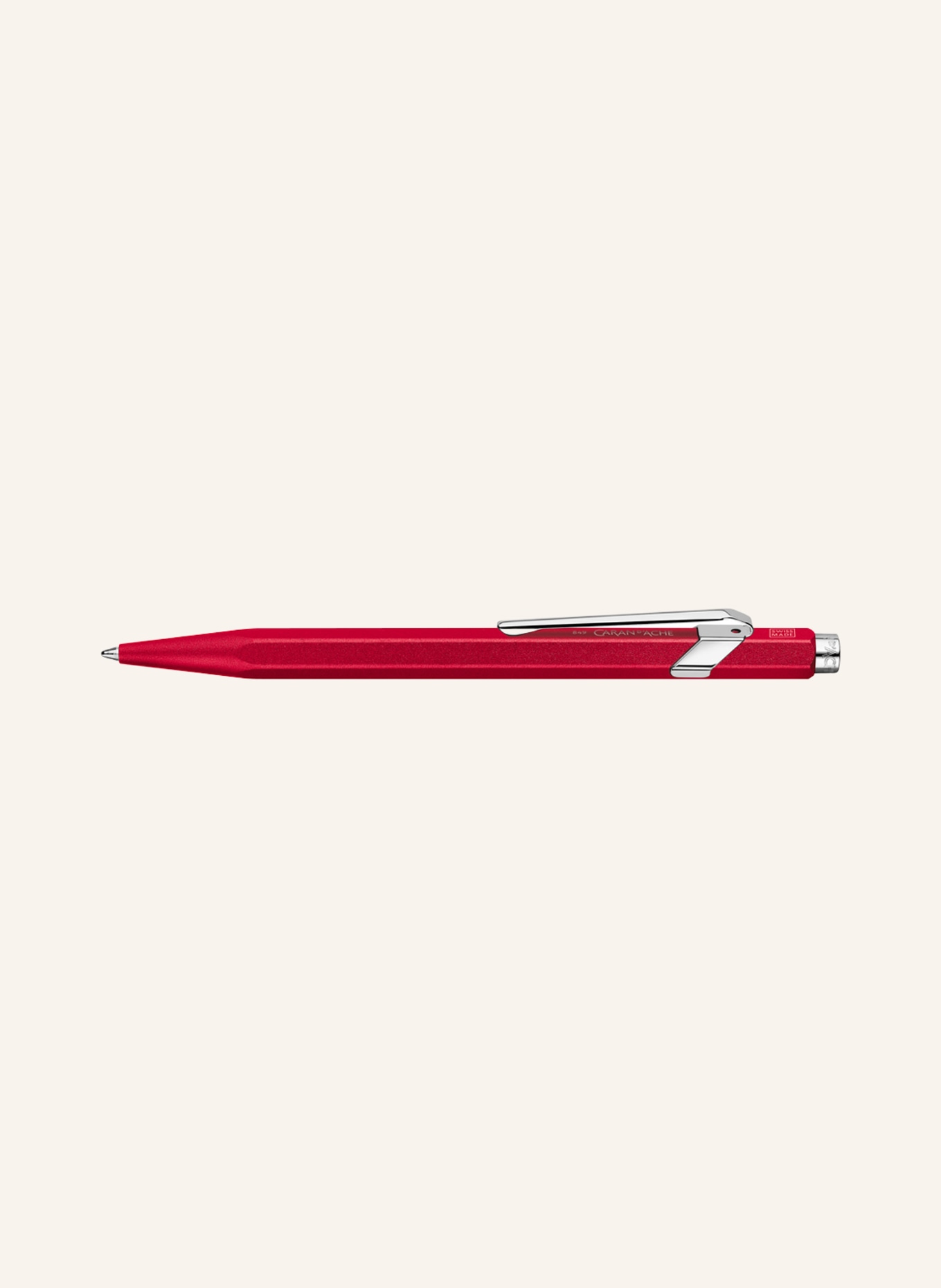 CARAN d'ACHE Retractable ballpoint pen 849 COLORMAT-X: RED