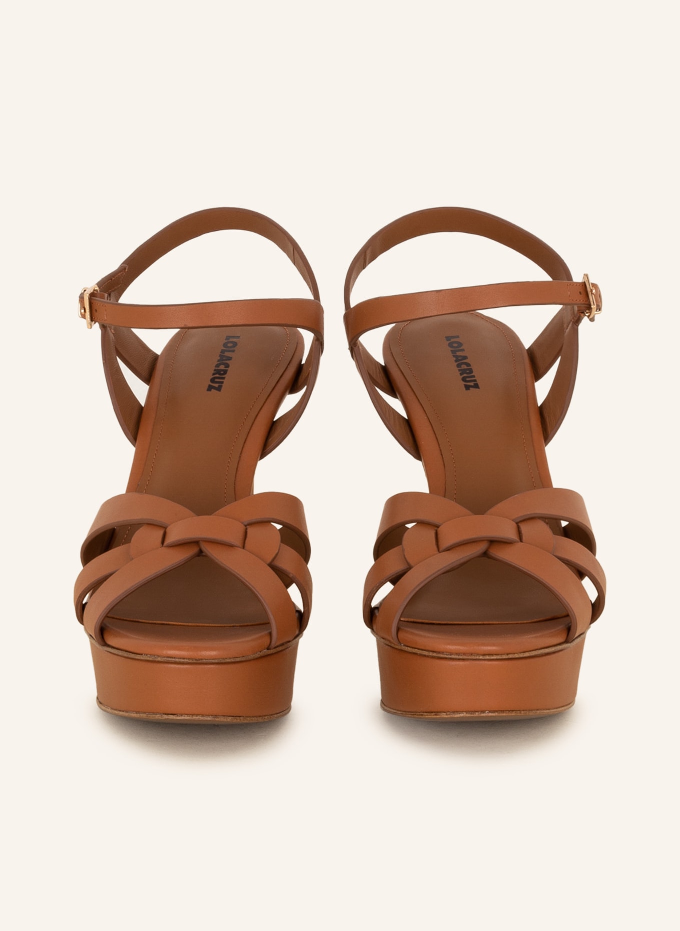 Lola Cruz Platform sandals, Color: BROWN (Image 3)