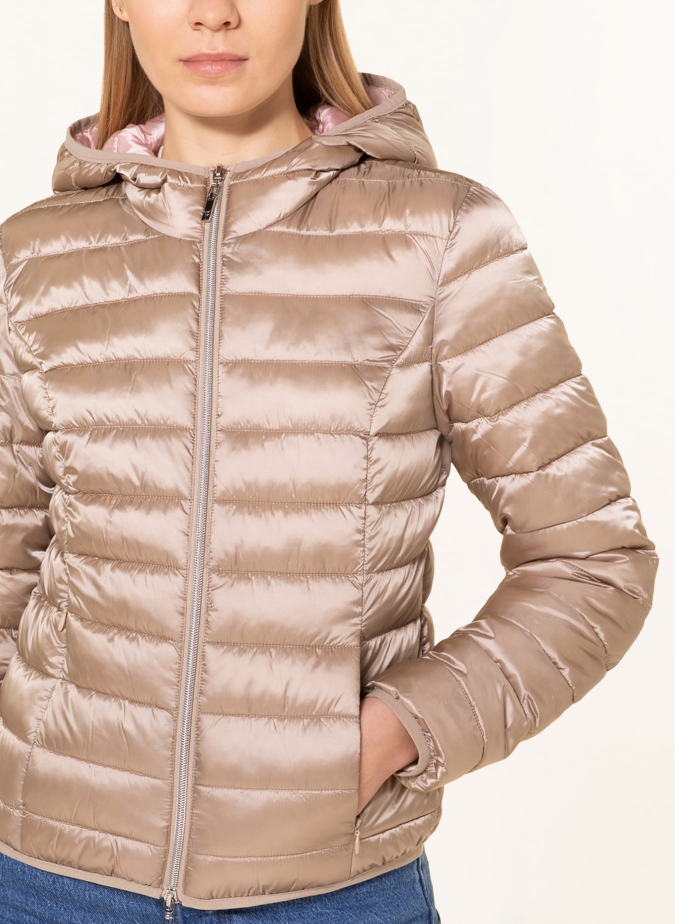 monari Quilted jacket, Color: LIGHT BROWN (Image 5)