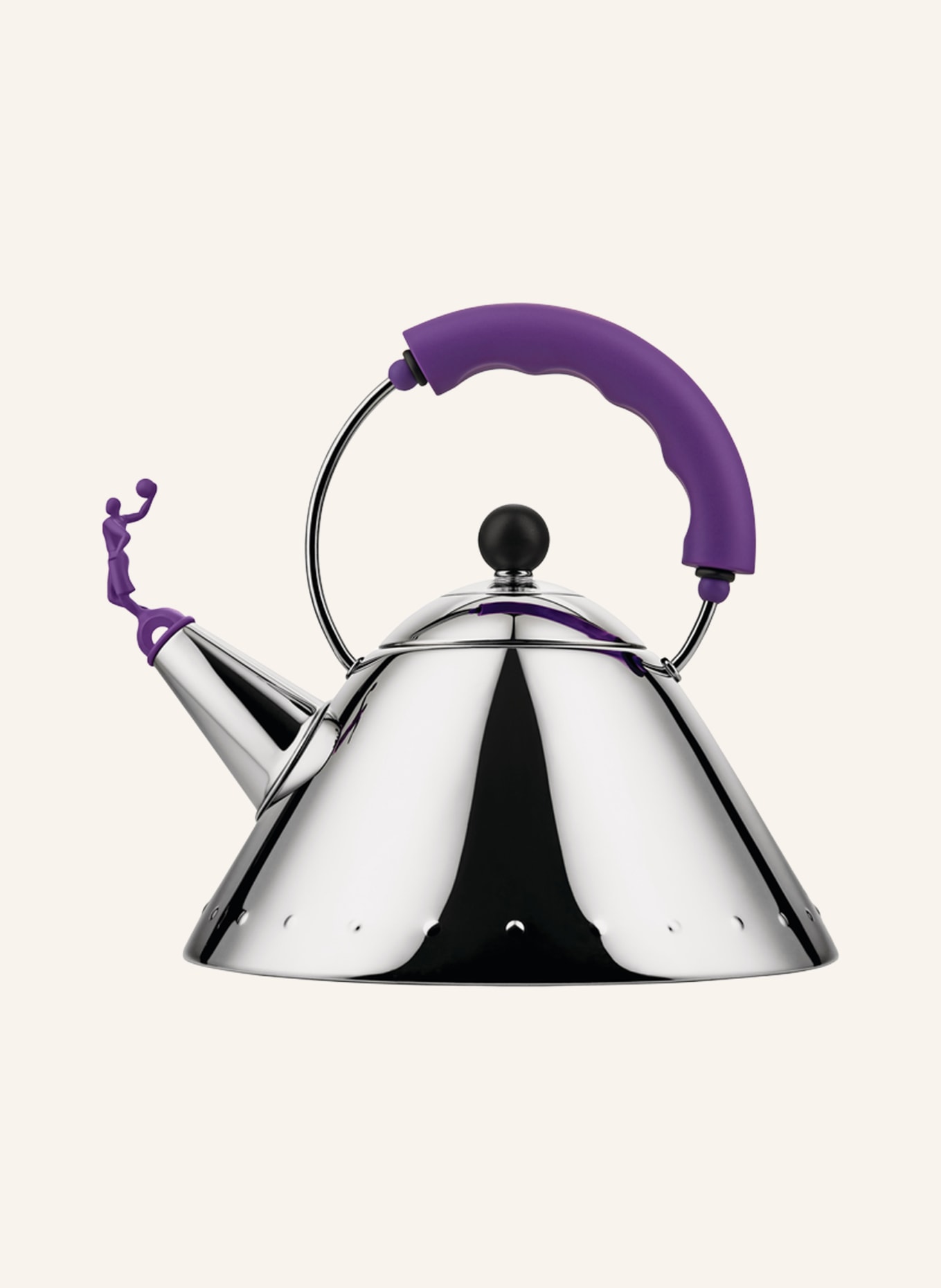 ALESSI Czajnik 3909: SREBRNY/ LILA (Obrazek 1)