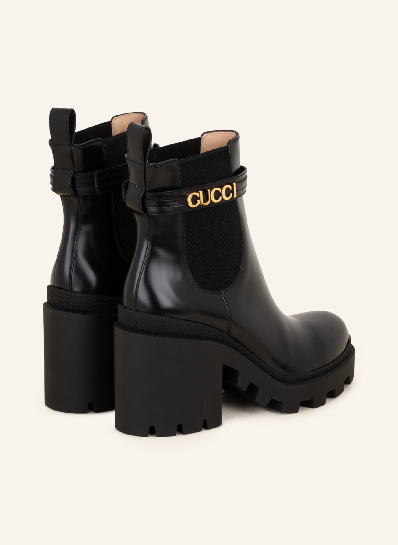 GUCCI Chelsea-Boots, Farbe: 1000 BLACK/BLACK (Bild 2)