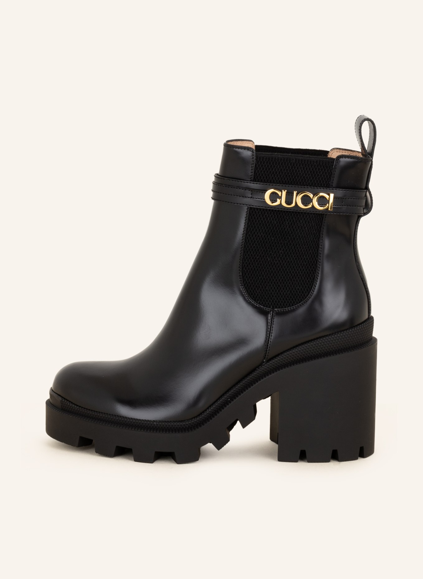 GUCCI Chelsea-Boots, Farbe: 1000 BLACK/BLACK (Bild 4)