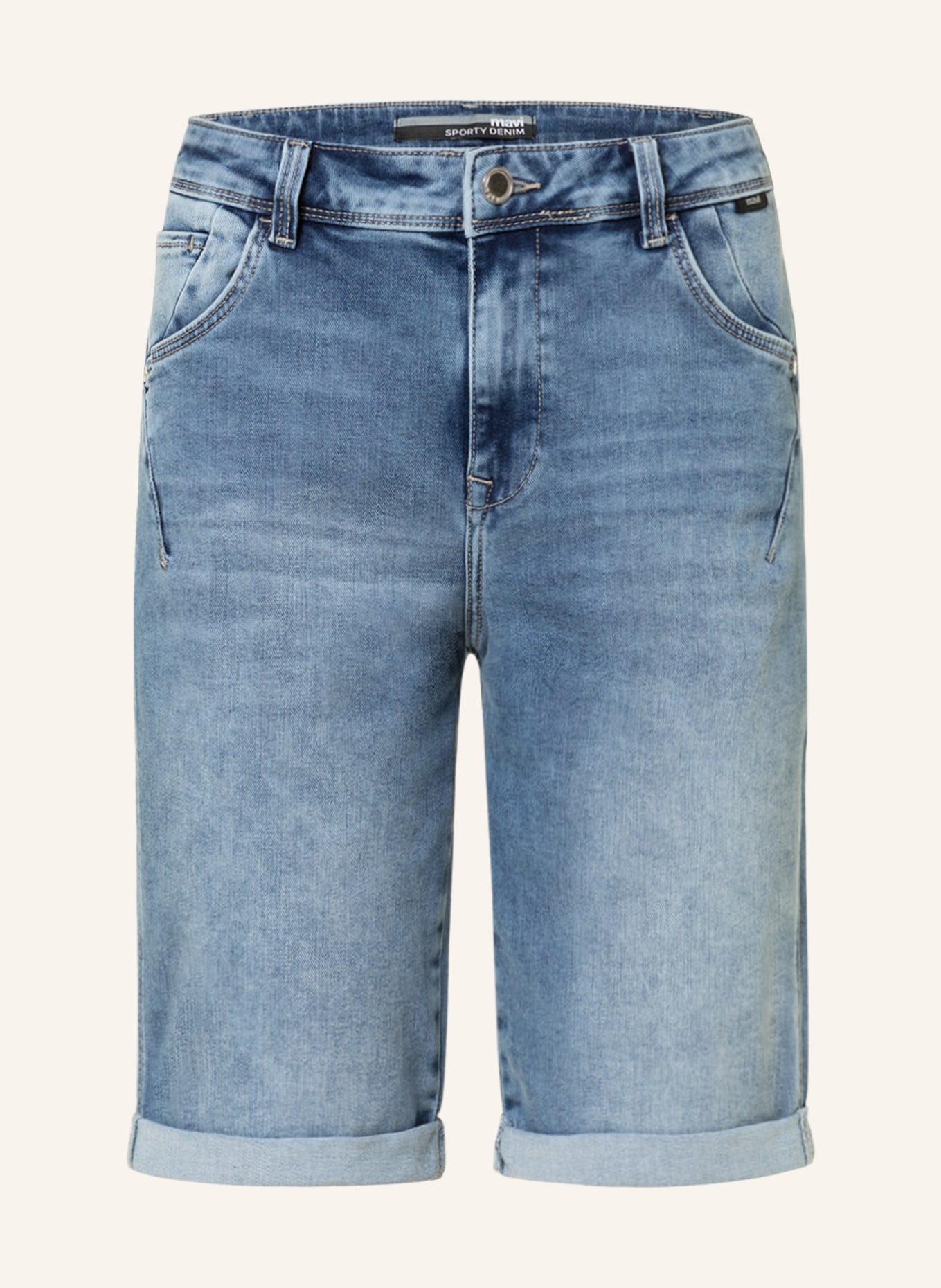 mavi Szorty jeansowe SERRA, Kolor: 83519 mid brushed sporty (Obrazek 1)