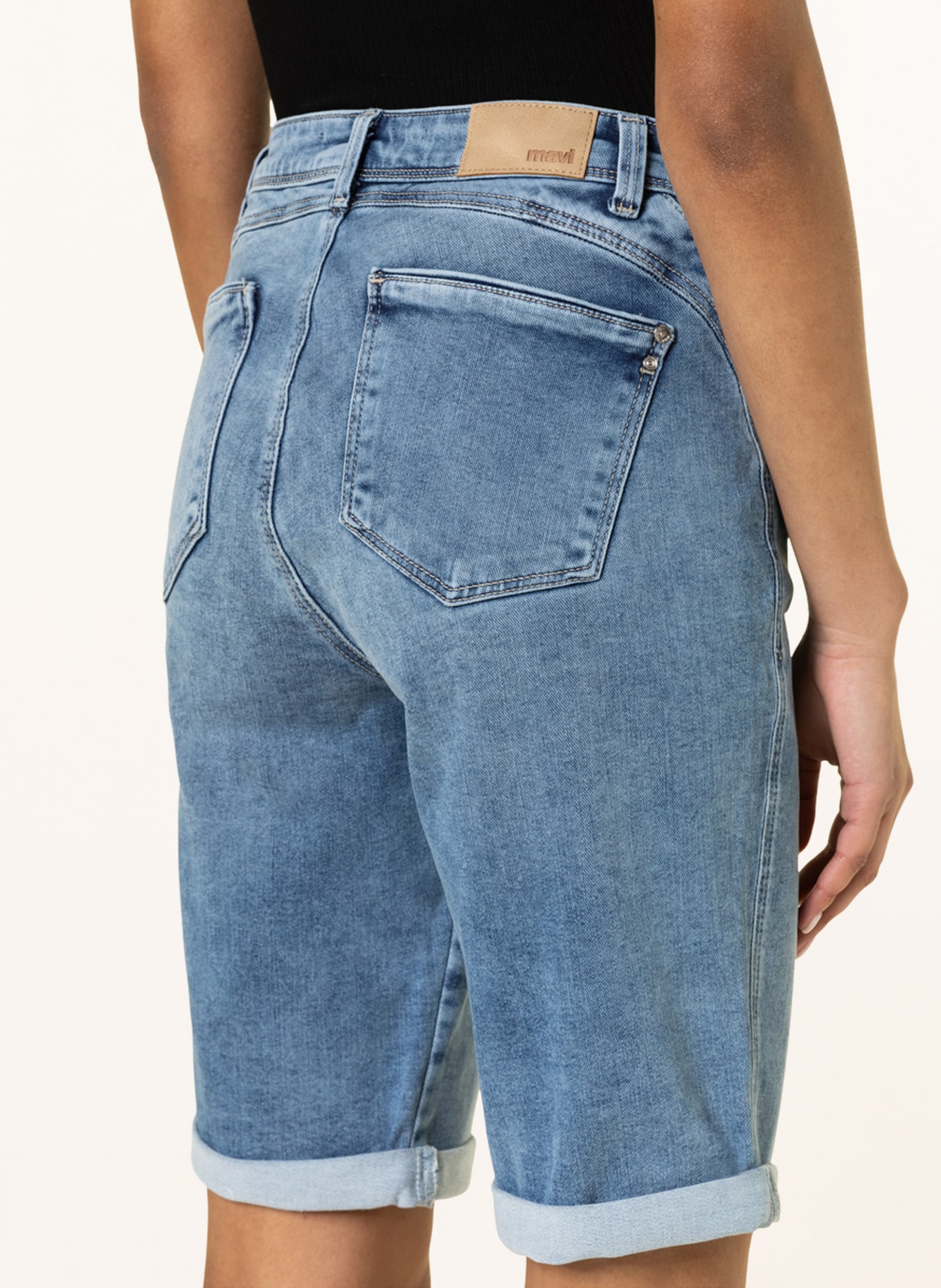 mavi Szorty jeansowe SERRA, Kolor: 83519 mid brushed sporty (Obrazek 5)