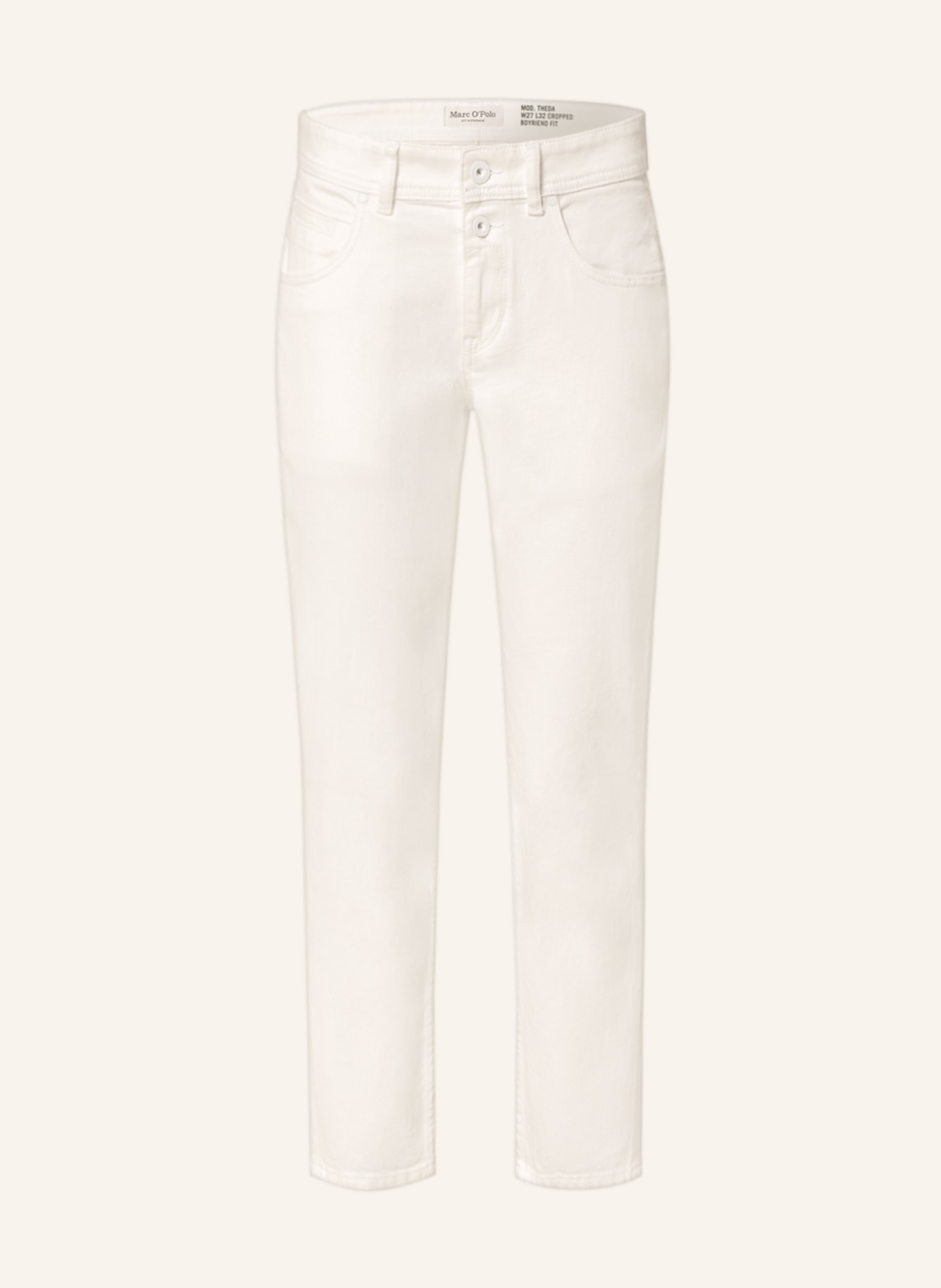 Marc O'Polo Boyfriend Jeans, Farbe: 006 Clean white garment dye wash (Bild 1)