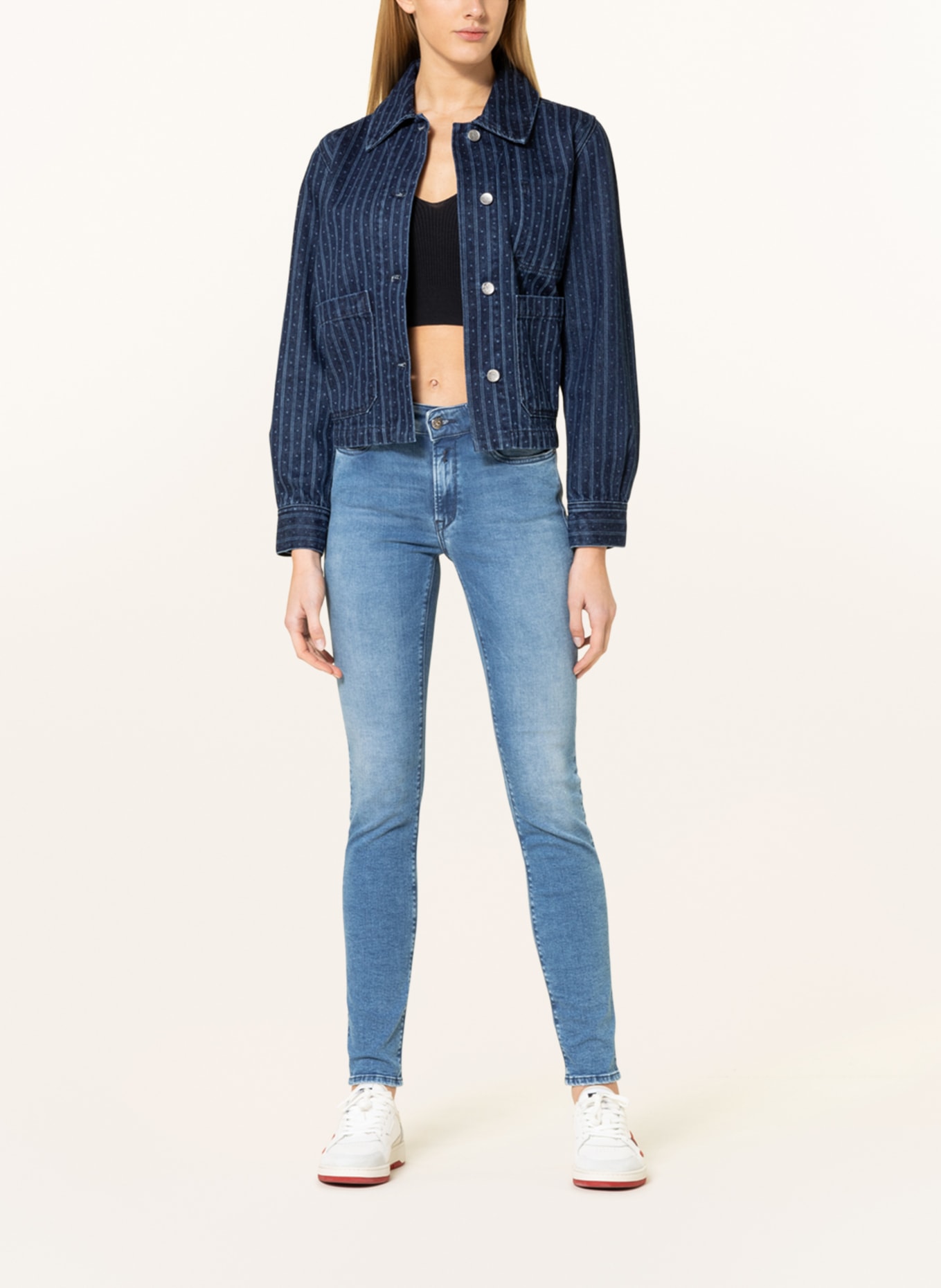 REPLAY Skinny Jeans LUZIEN, Color: 009 MEDIUM BLUE (Image 2)
