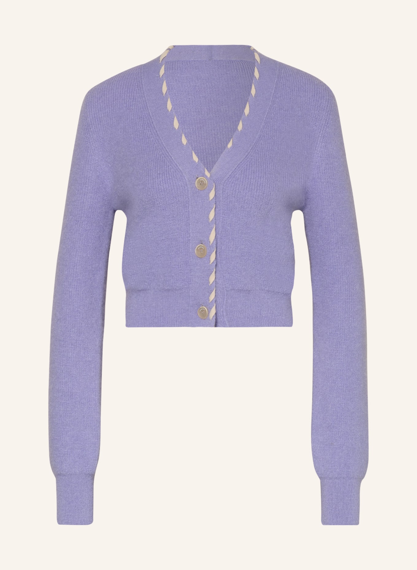 JACQUEMUS Cardigan LE CARDIGAN LAZO with mohair, Color: LIGHT PURPLE (Image 1)