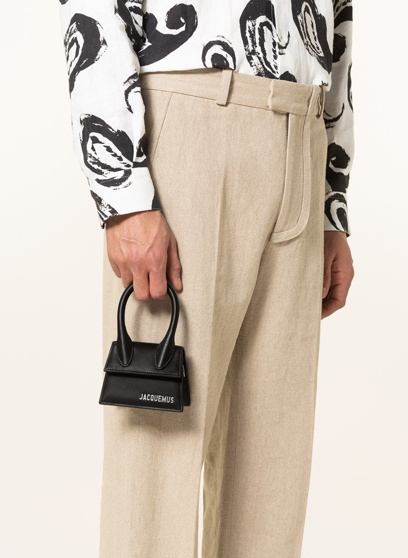 JACQUEMUS Handbag LE CHIQUITO HOMME, Color: BLACK (Image 4)