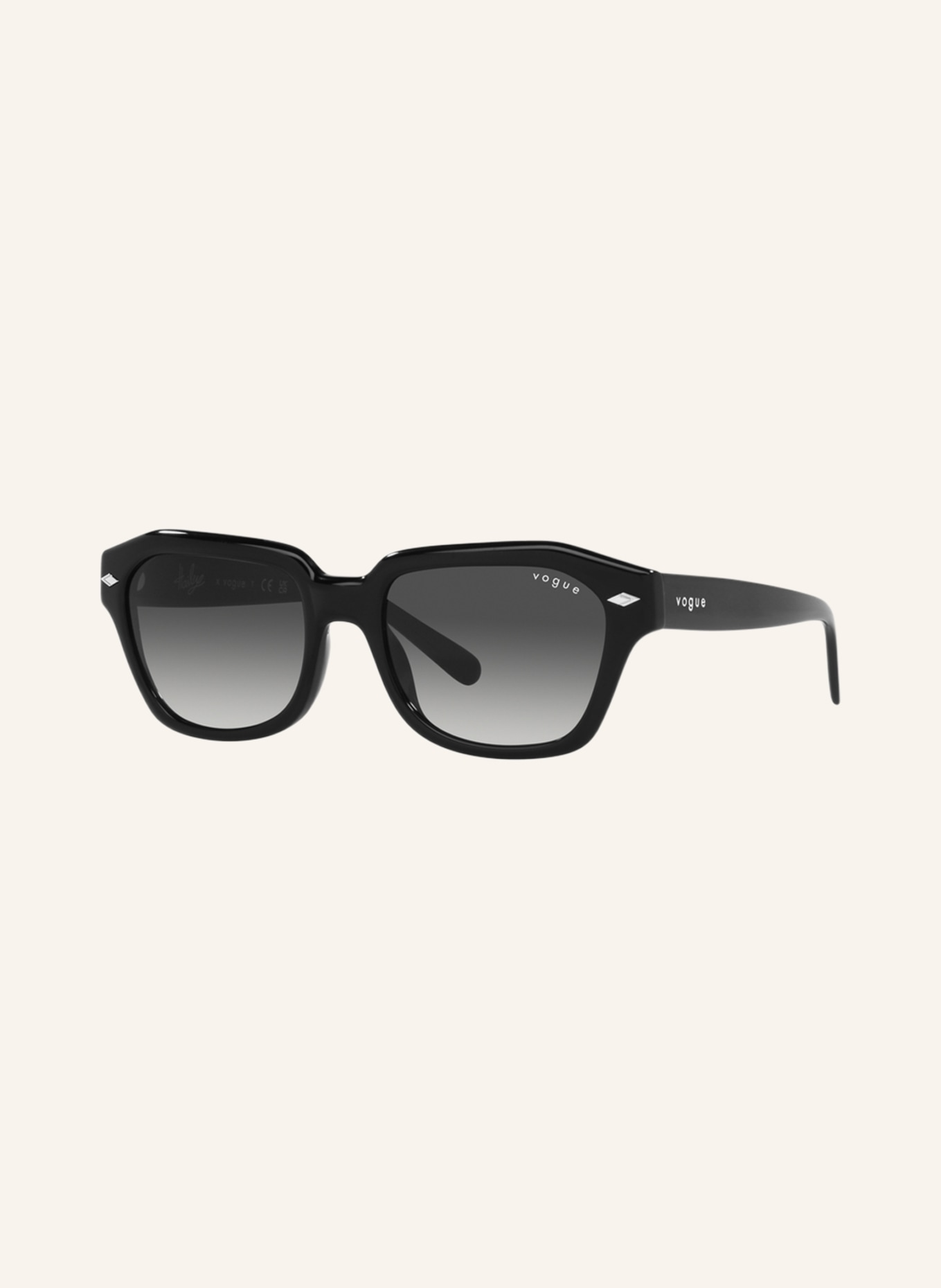 VOGUE Sunglasses VO5444S: W44/8G - BLACK/ DARK GRAY GRADIENT