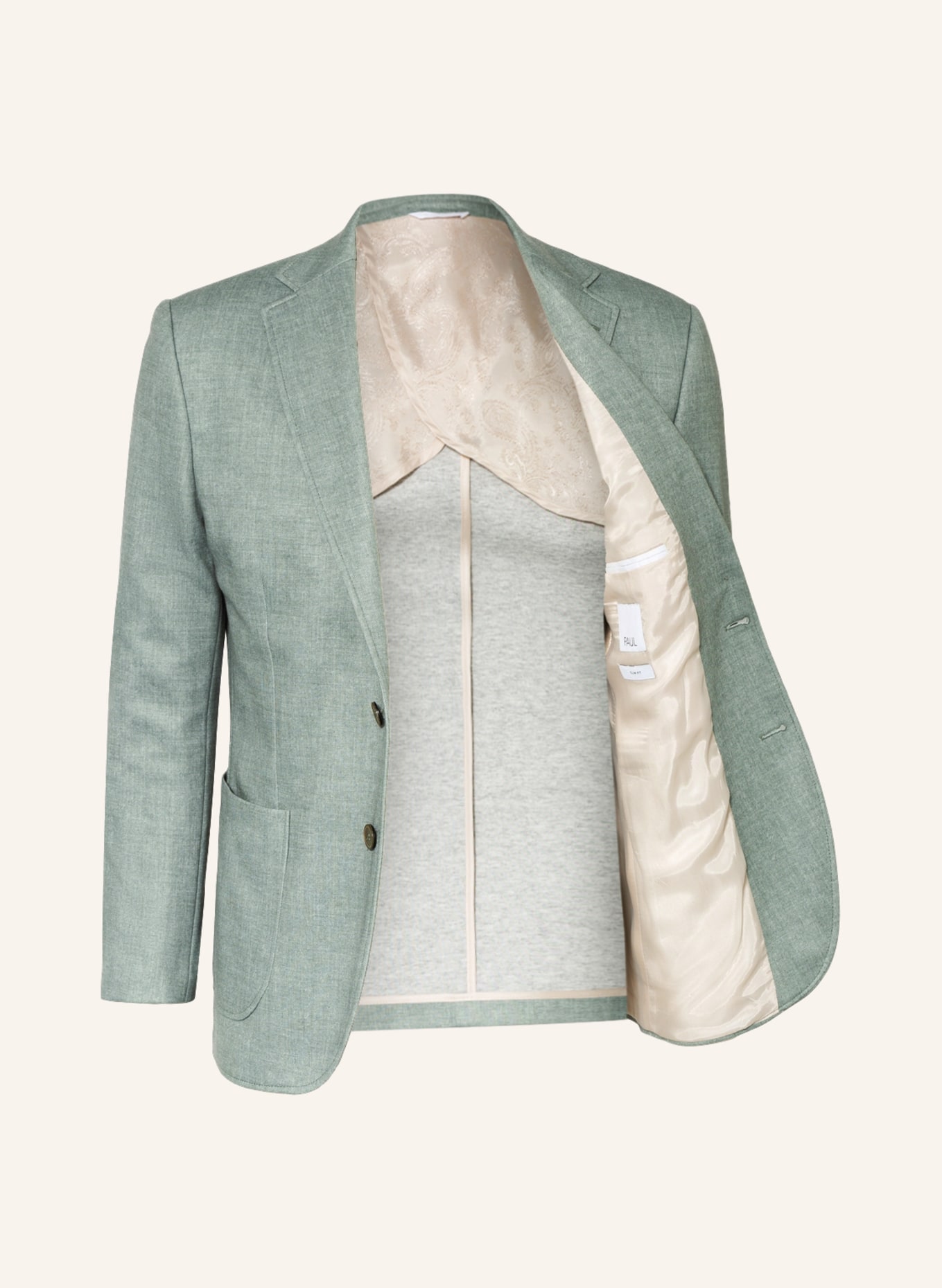PAUL Jersey jacket slim fit, Color: 710 LIGHT GREEN (Image 4)