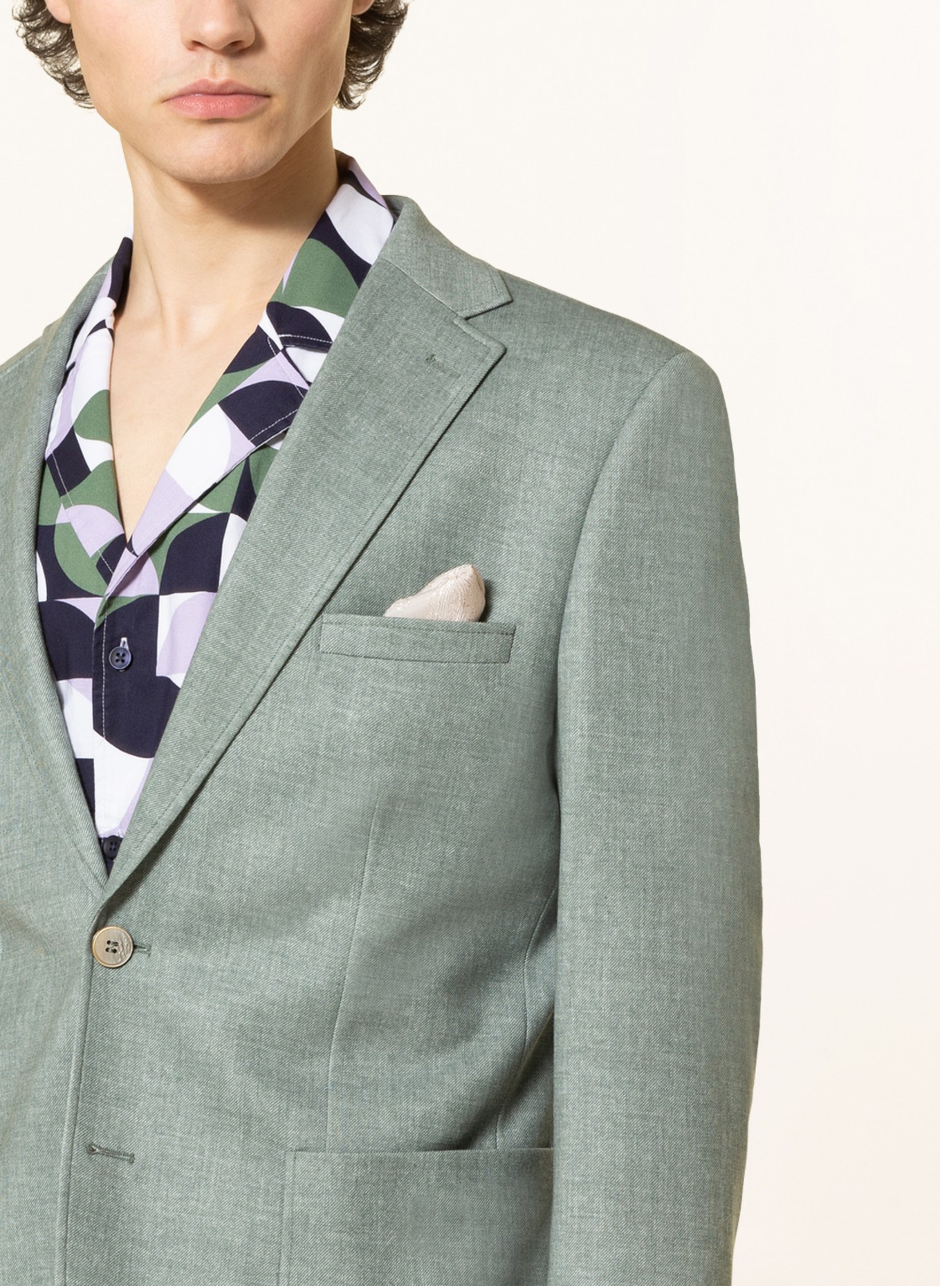 PAUL Jersey jacket slim fit, Color: 710 LIGHT GREEN (Image 5)