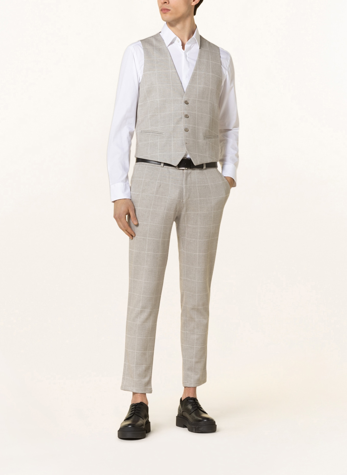 PAUL Suit vest extra slim fit, Color: BEIGE (Image 3)