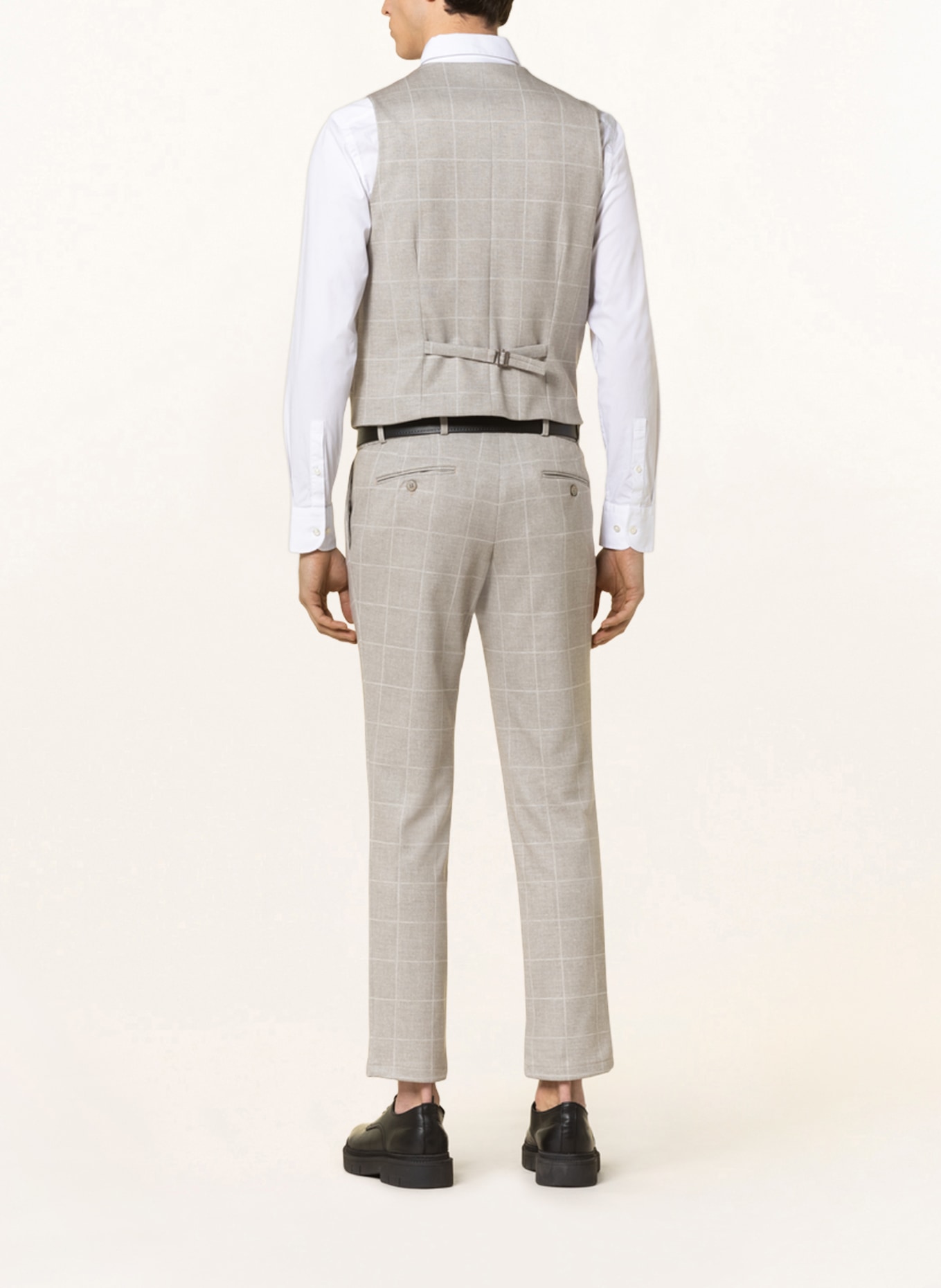 PAUL Suit vest extra slim fit, Color: BEIGE (Image 4)
