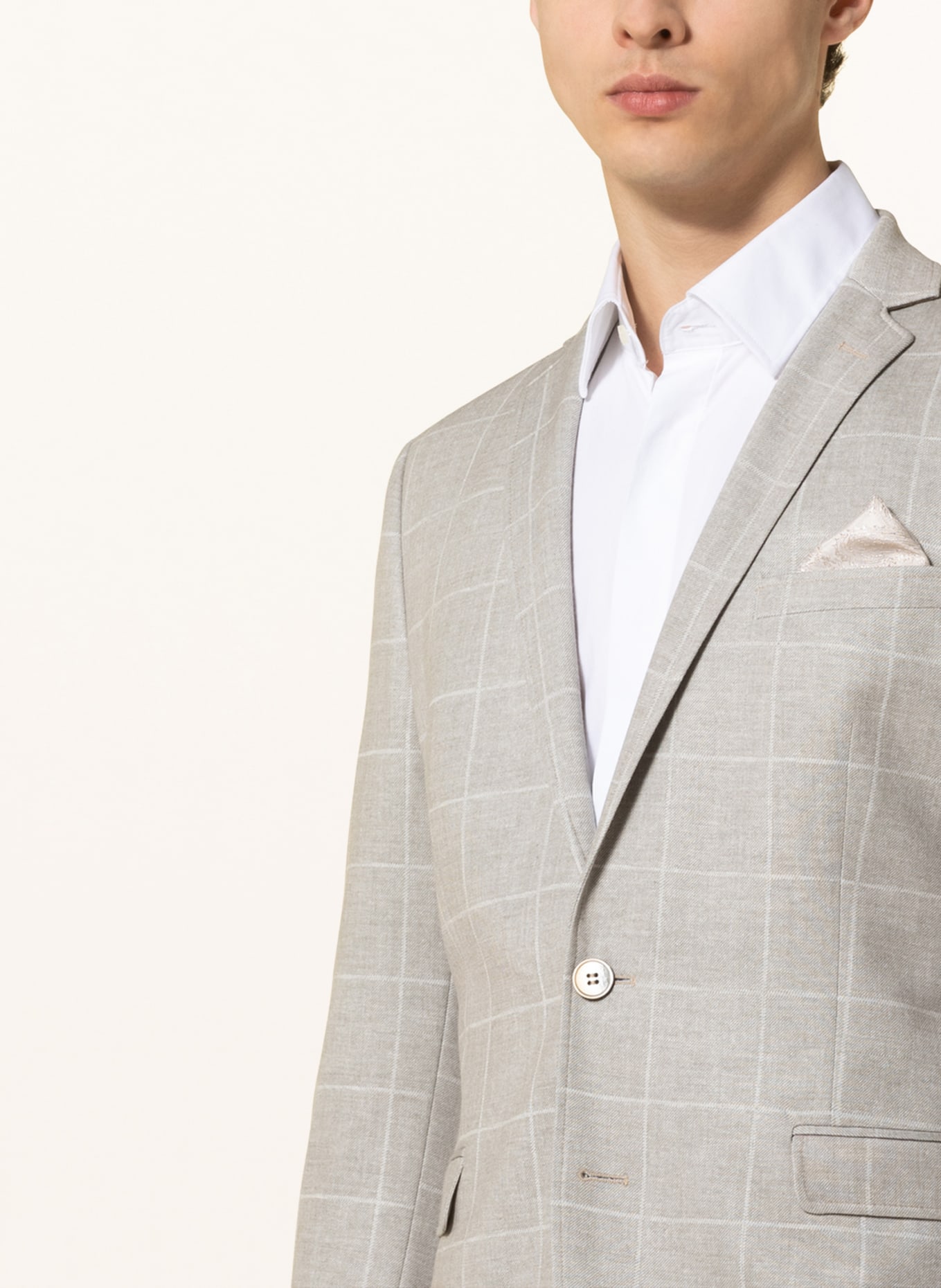 PAUL Suit jacket Slim Fit, Color: BEIGE (Image 6)