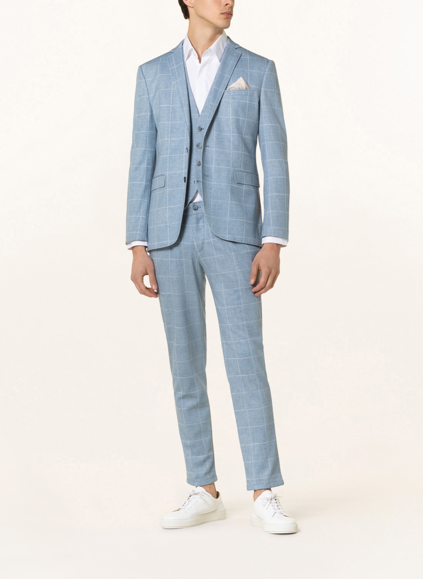 PAUL Suit vest extra slim fit, Color: LIGHT BLUE (Image 2)