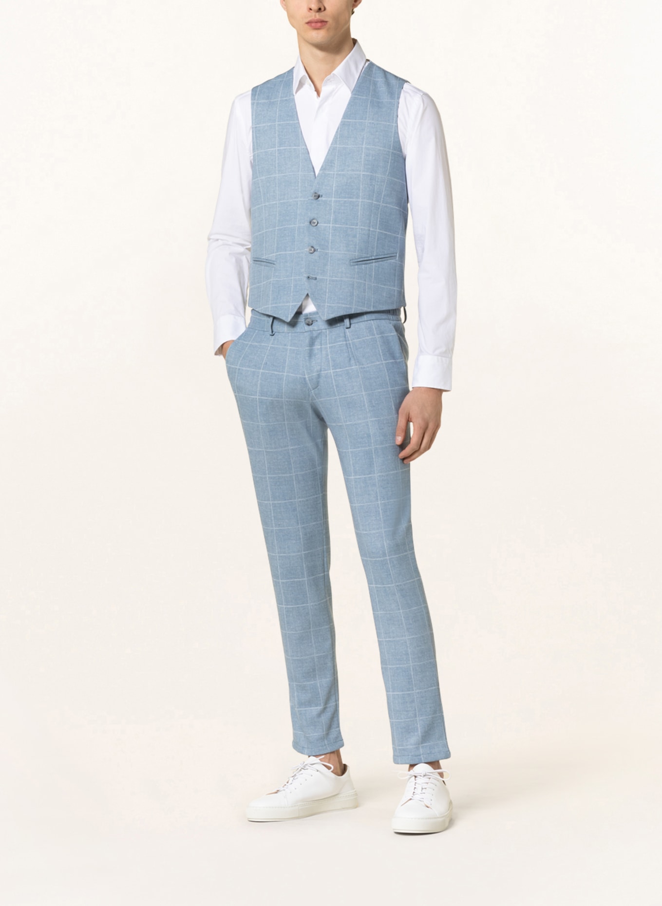 PAUL Suit vest extra slim fit, Color: LIGHT BLUE (Image 3)