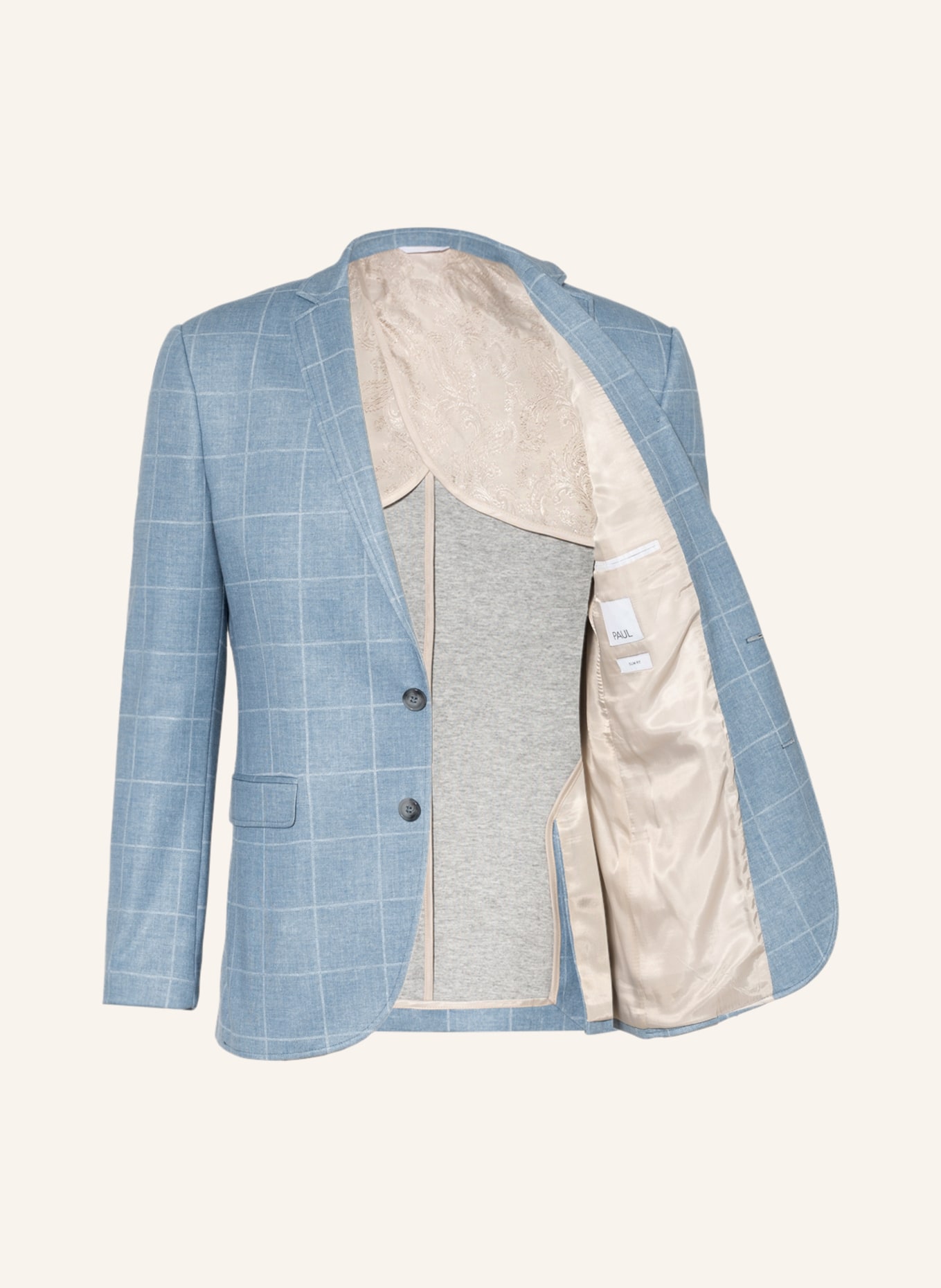 PAUL Suit jacket Slim Fit, Color: LIGHT BLUE (Image 4)
