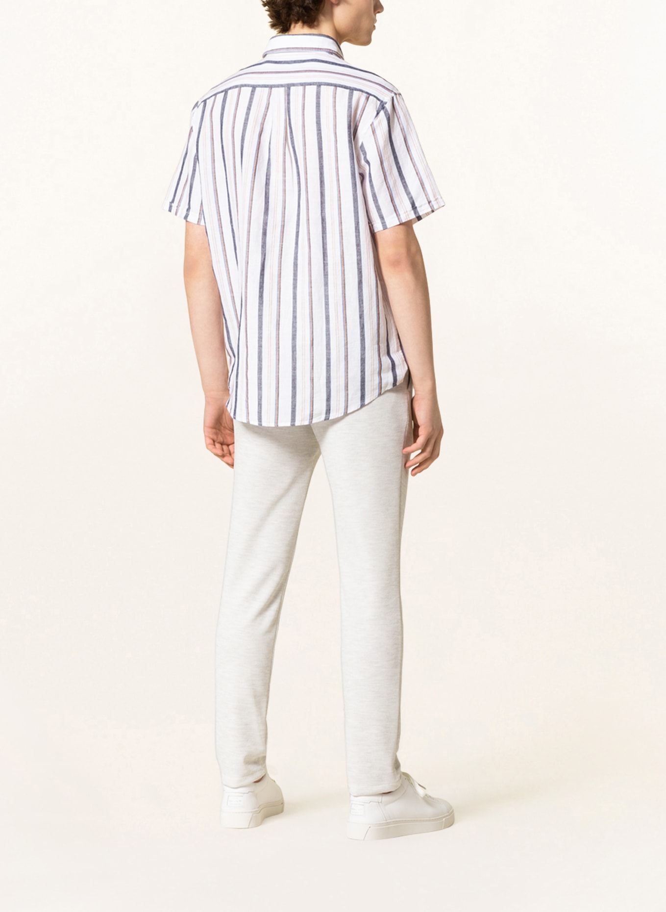 PAUL Spodnie garniturowe extra slim fit, Kolor: JASNOCZARY (Obrazek 4)