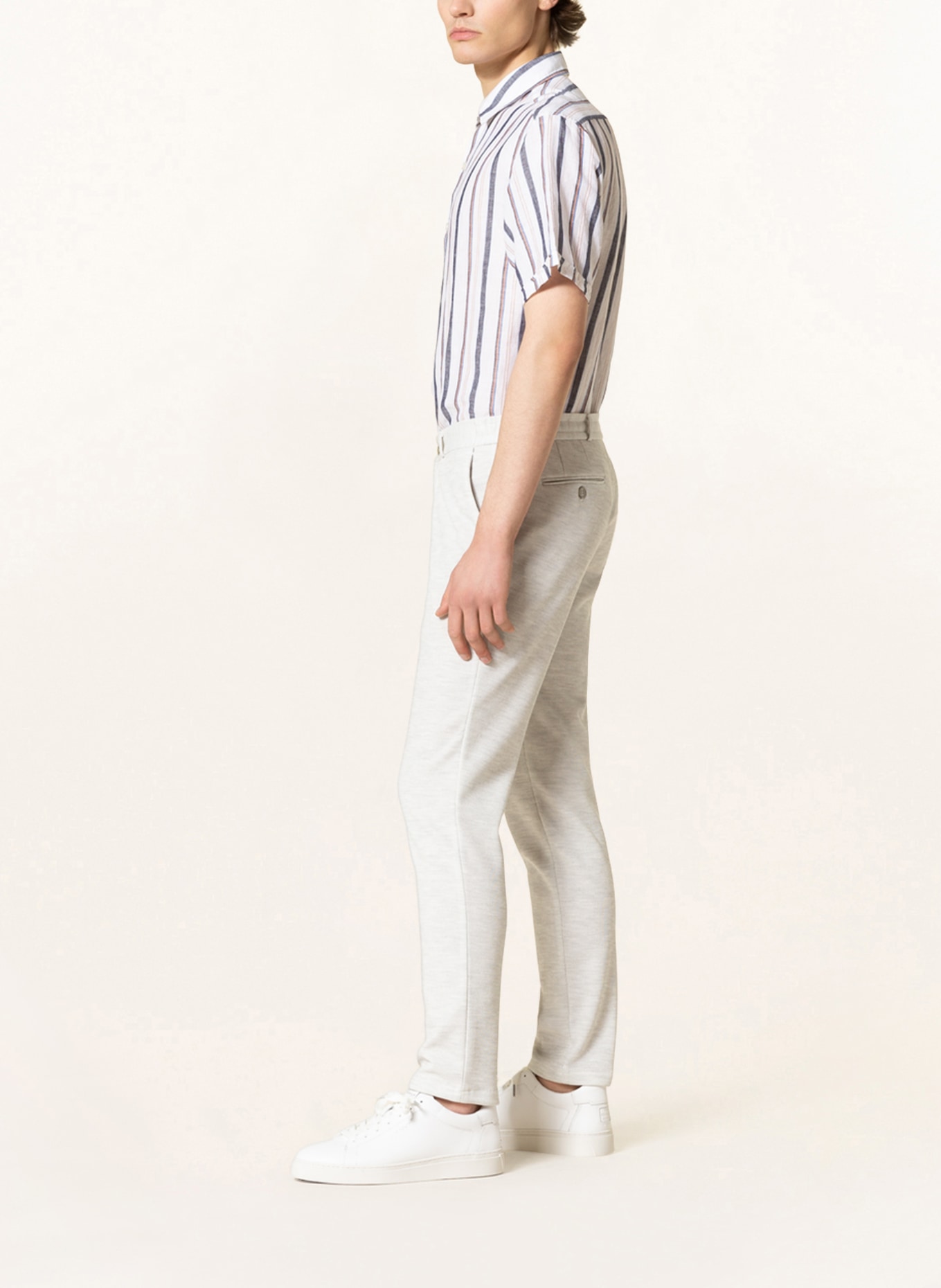 PAUL Oblekové kalhoty Extra Slim Fit, Barva: SVĚTLE ŠEDÁ (Obrázek 5)