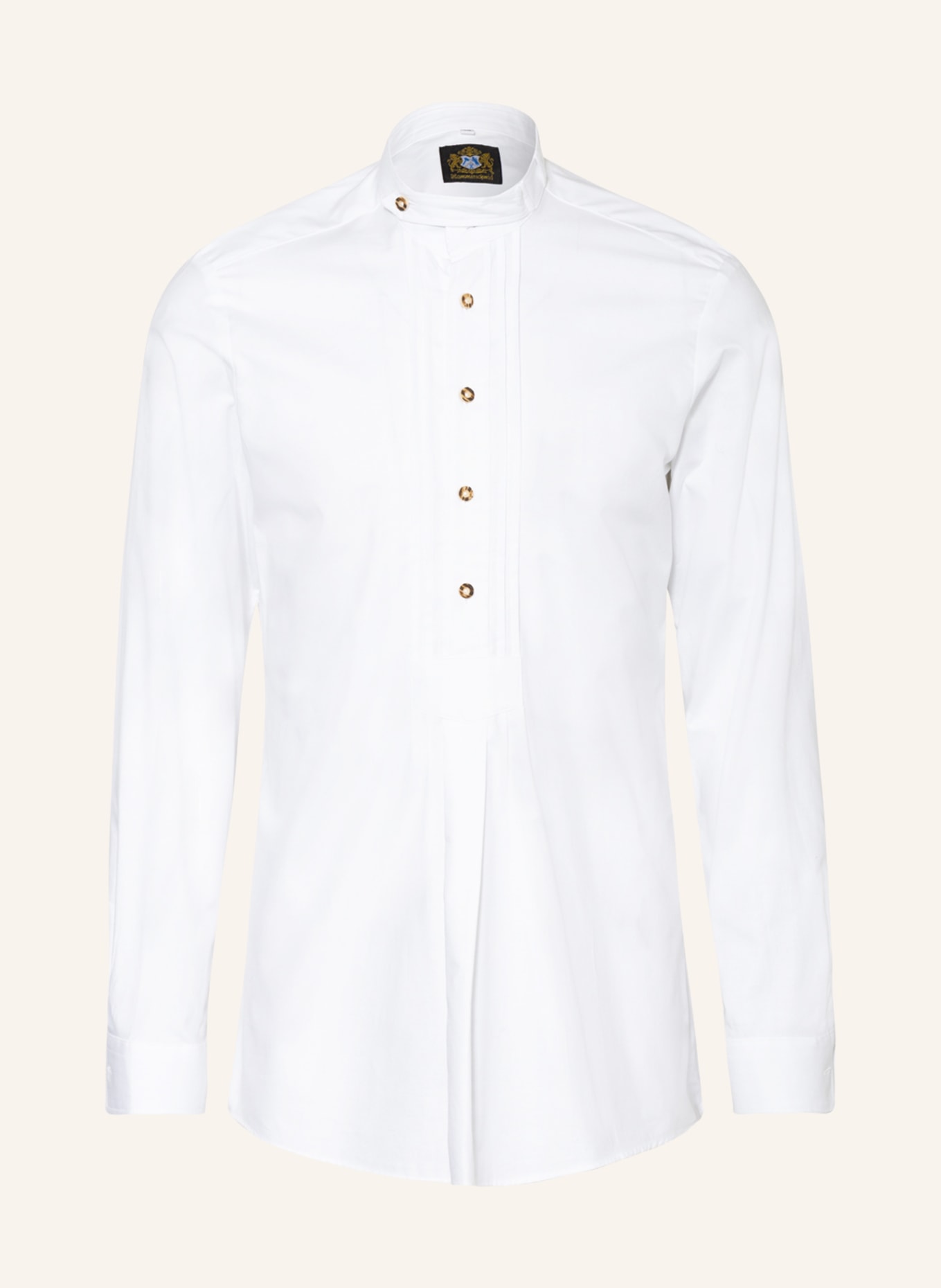 Hammerschmid Trachtenhemd Slim Fit, Farbe: WEISS (Bild 1)