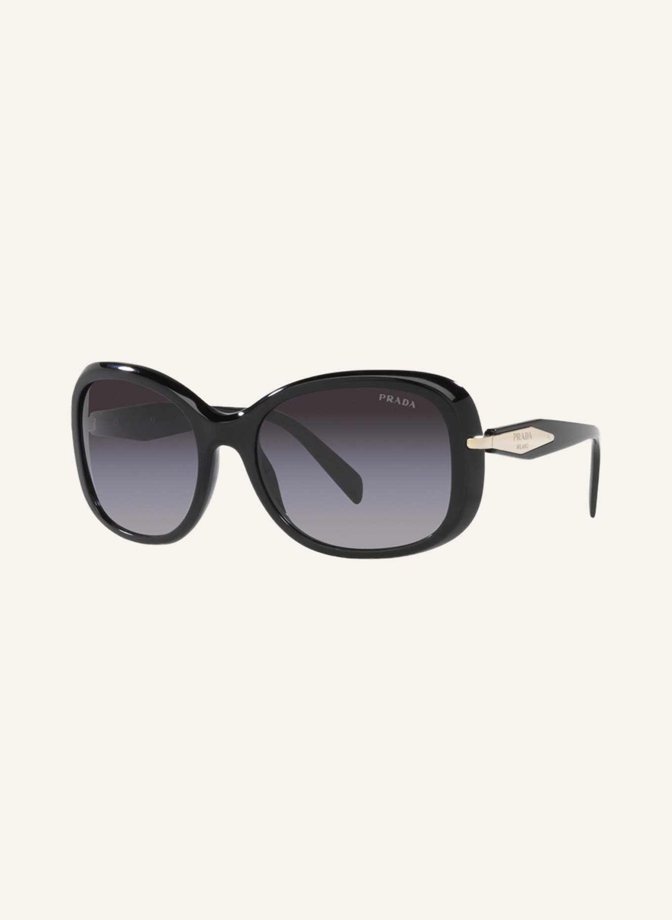 PRADA Sunglasses FT 0987 CYRILLE-02, Color: 1AB09S - BLACK/ GRAY GRADIENT (Image 1)