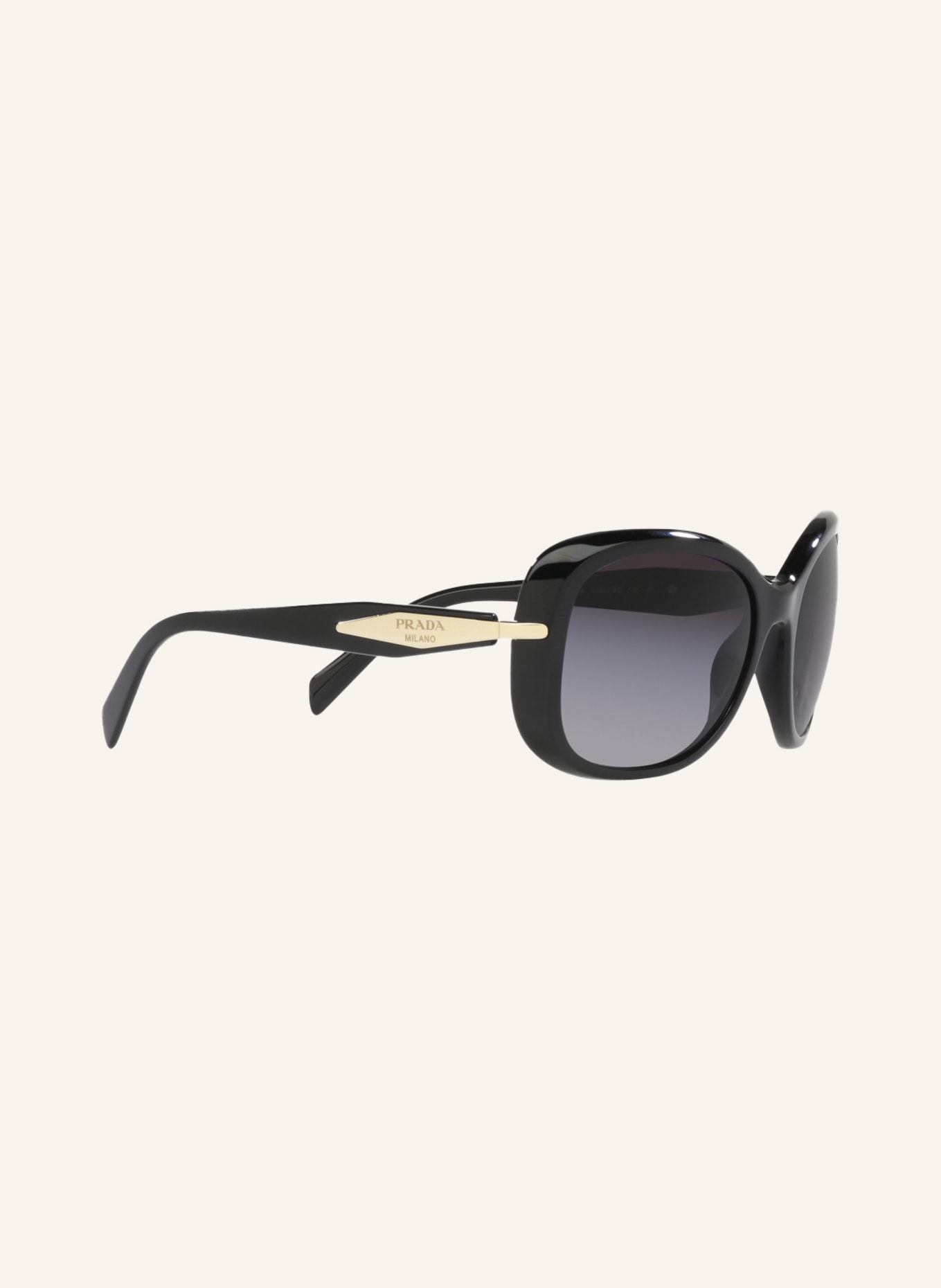PRADA Sunglasses FT 0987 CYRILLE-02, Color: 1AB09S - BLACK/ GRAY GRADIENT (Image 3)