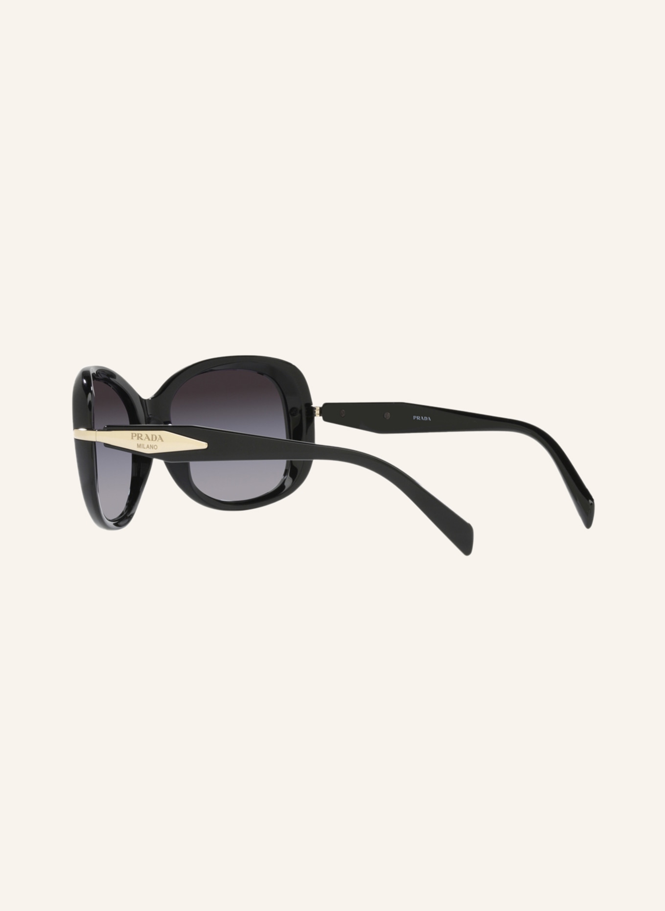 PRADA Sunglasses FT 0987 CYRILLE-02, Color: 1AB09S - BLACK/ GRAY GRADIENT (Image 4)