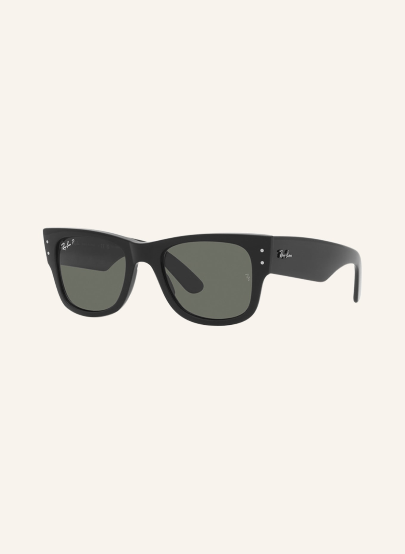 Ray-Ban Sunglasses RB0840S, Color: 901/58 - BLACK/GREEN POLARIZED (Image 1)