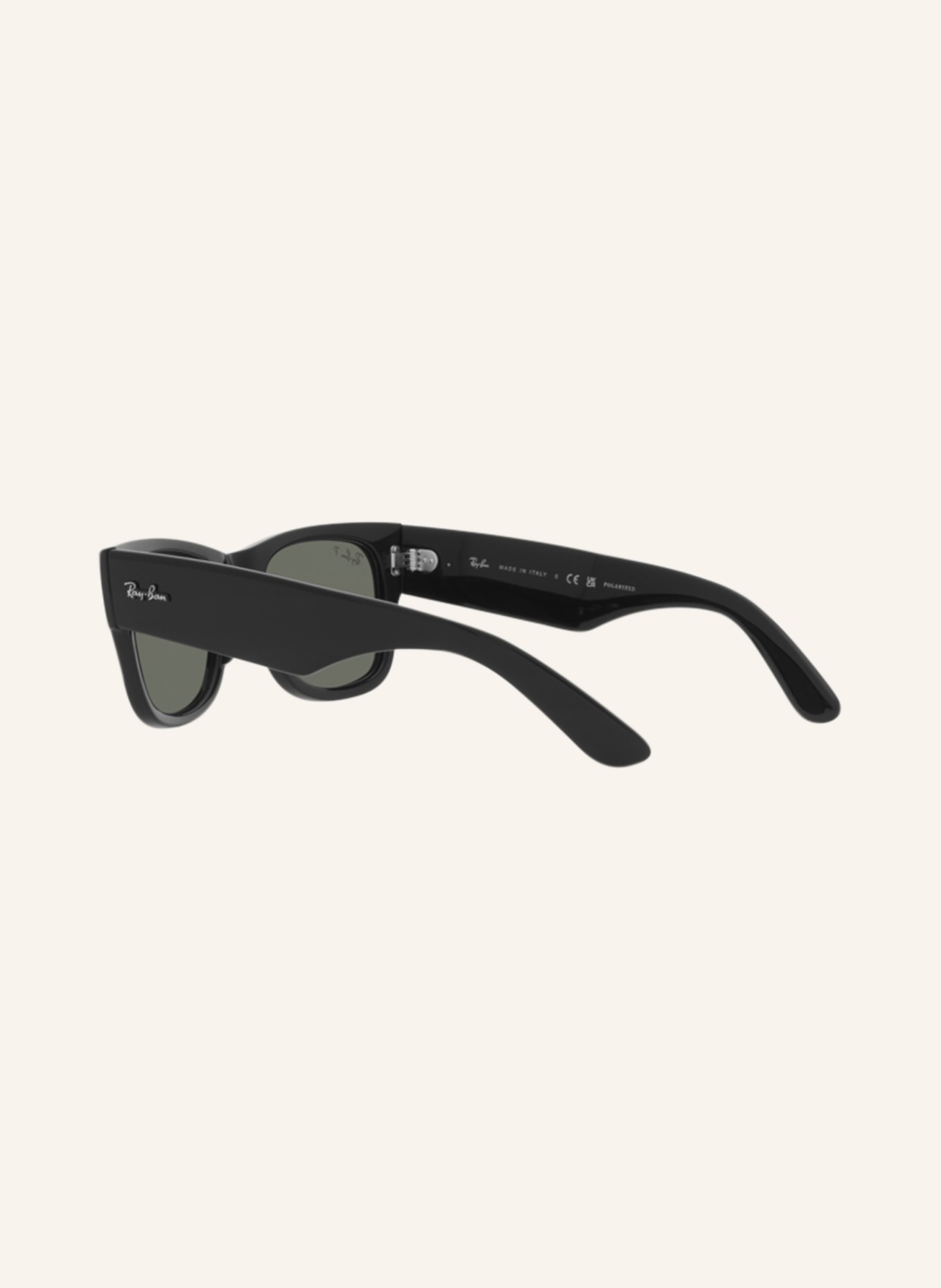 Ray-Ban Sunglasses RB0840S, Color: 901/58 - BLACK/GREEN POLARIZED (Image 4)
