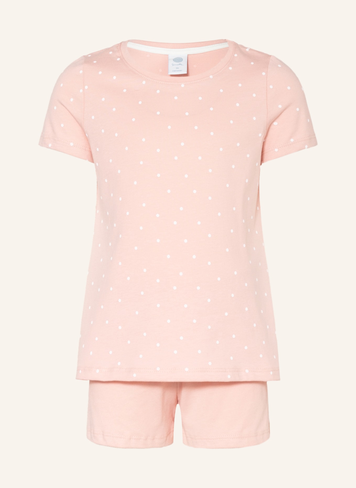 Sanetta Shorty-Schlafanzug, Farbe: ROSÉ (Bild 1)