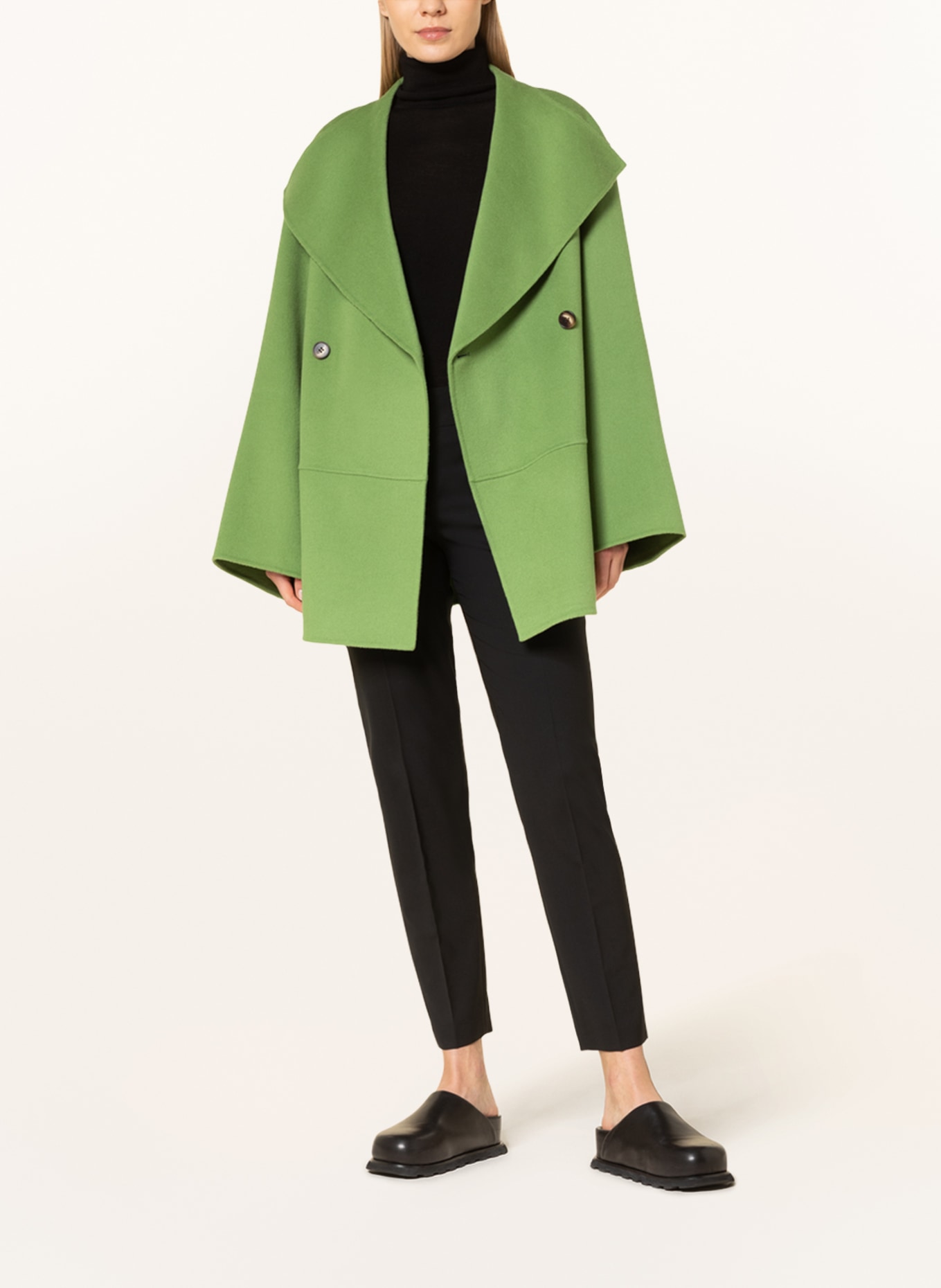 lilienfels Pea coat, Color: GREEN (Image 2)