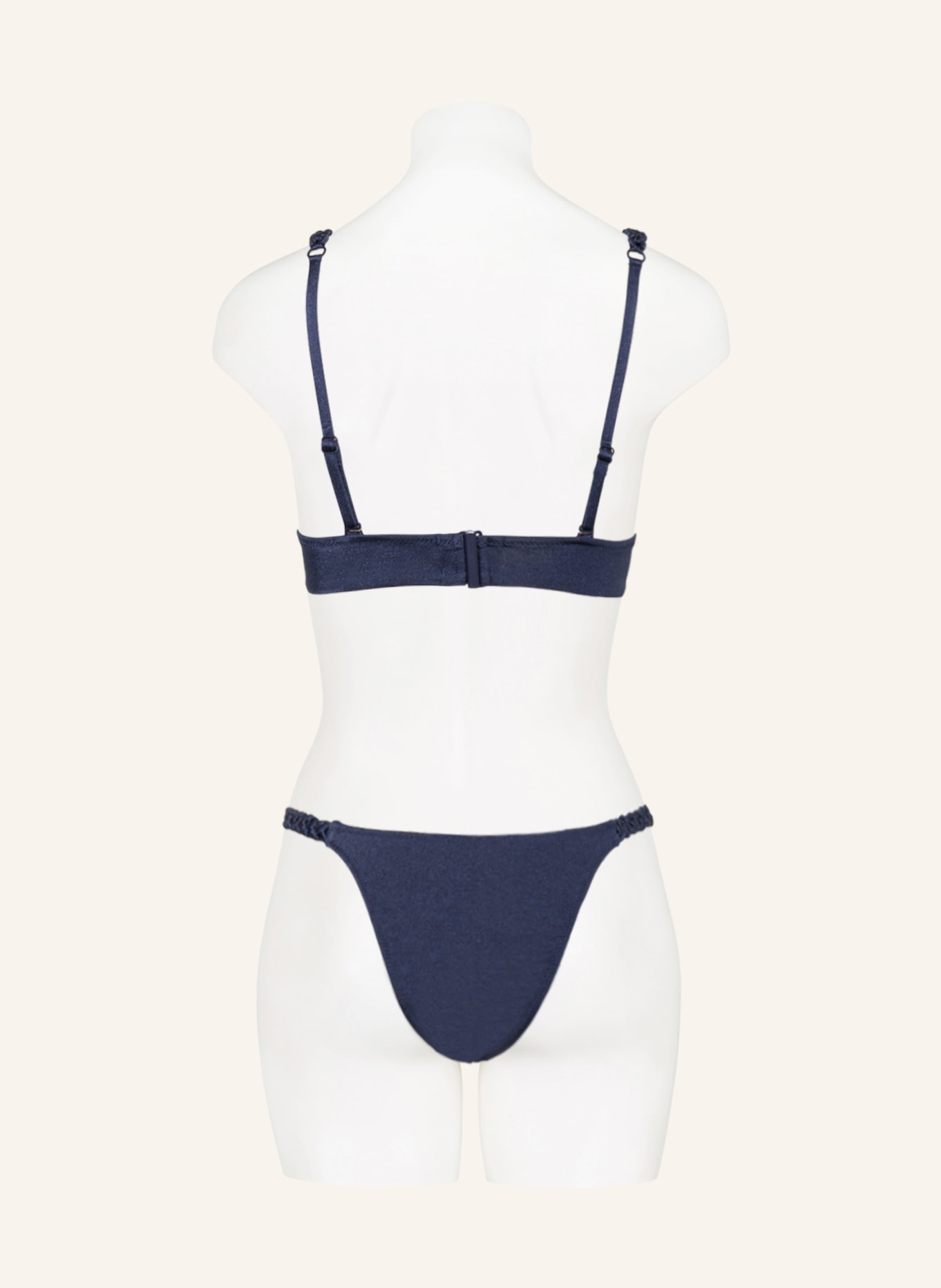 watercult Triangle bikini bottoms MAKRAMÉ LOVE , Color: DARK BLUE (Image 3)