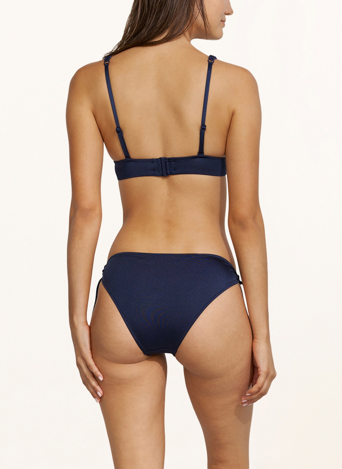watercult Bralette-Bikini top MAKRAMÉ LOVE, Color: DARK BLUE (Image 6)