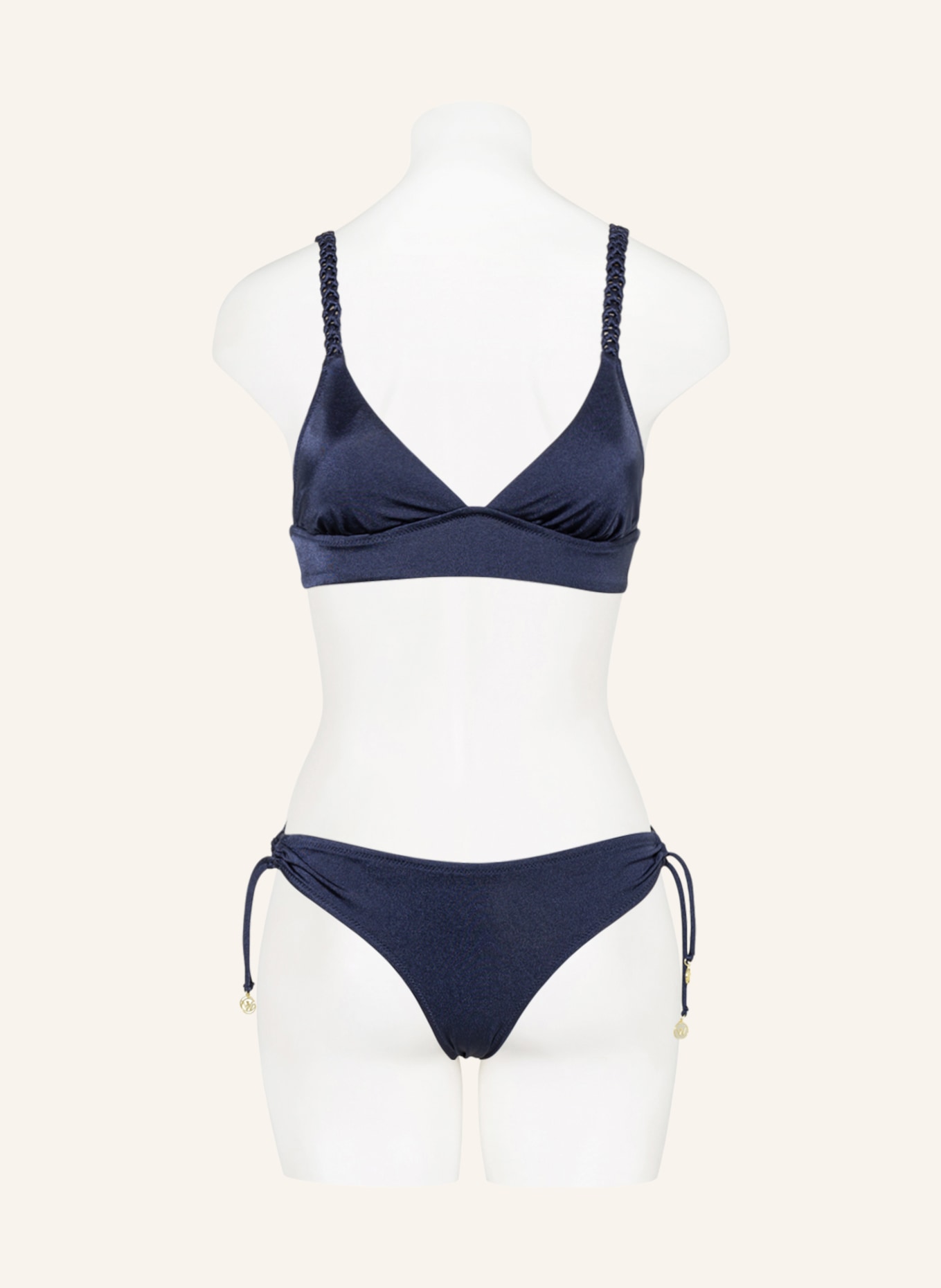 watercult Basic-Bikini-Hose MAKRAMÉ LOVE, Farbe: DUNKELBLAU (Bild 2)