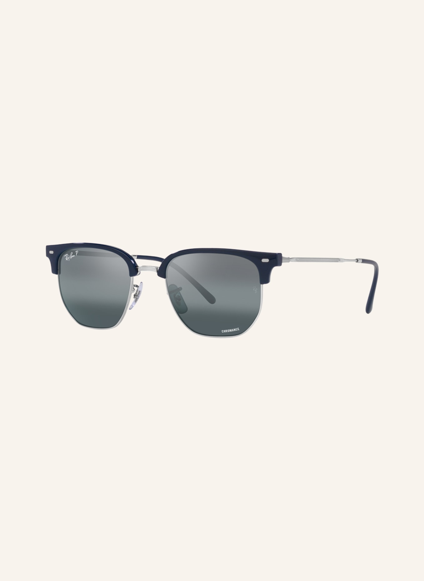 Ray-Ban Sunglasses RB4416, Color: 6656G6 - SILVER/ BLUE/ BLUE POLARIZED (Image 1)